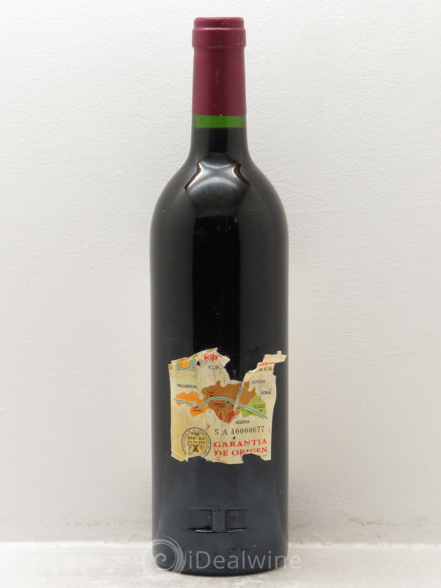 Ribera Del Duero DO Vega Sicilia Unico Famille Alvarez 1989 - Lot de 1 bouteille - 1