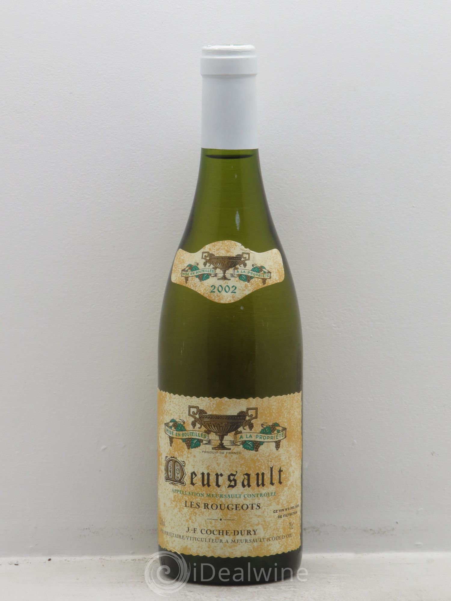 Meursault Les Rougeots Coche Dury (Domaine) 2002 - Lot de 1 bouteille - 0