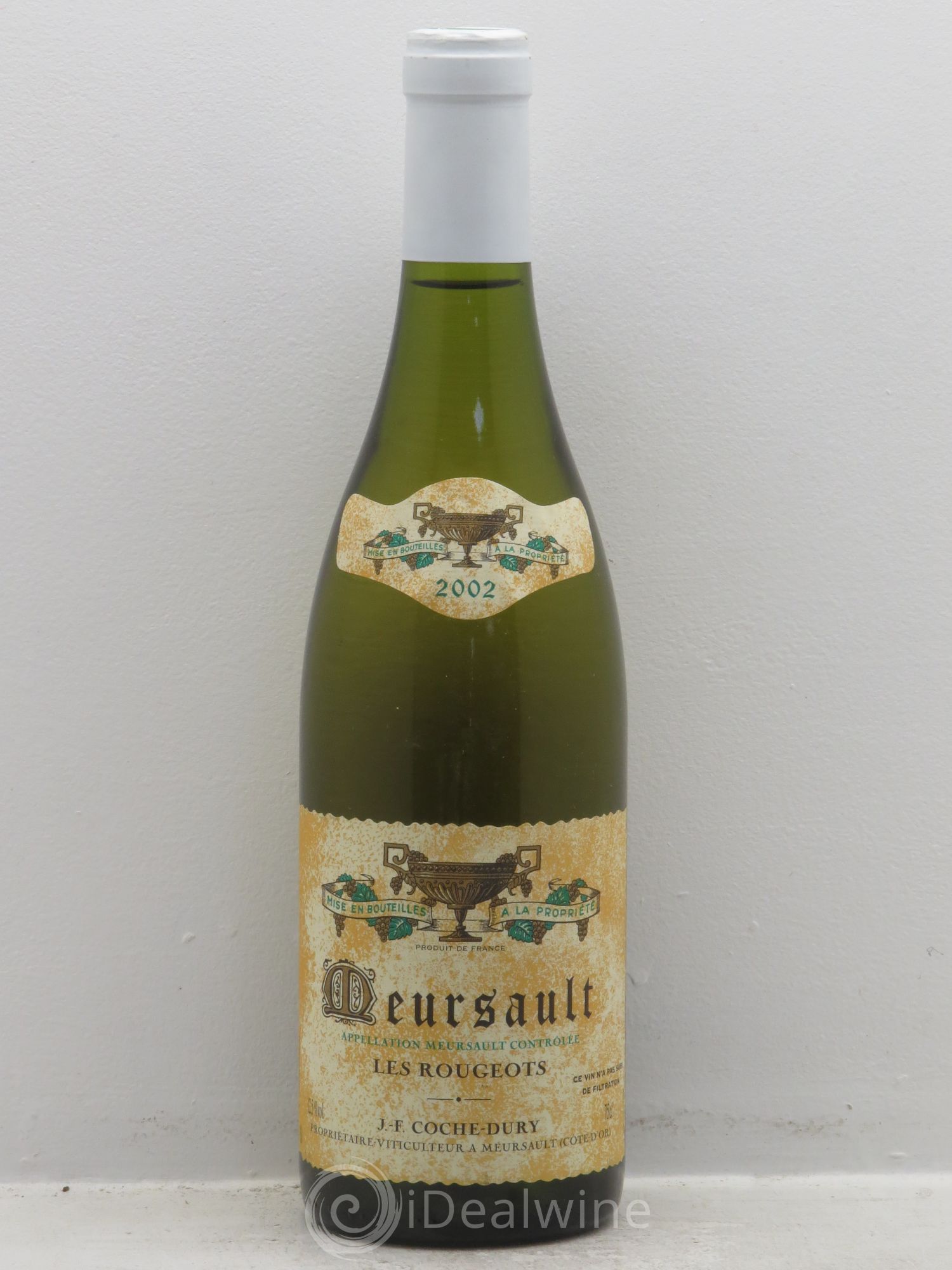 Meursault Les Rougeots Coche Dury (Domaine) 2002 - Lot de 1 bouteille - 0