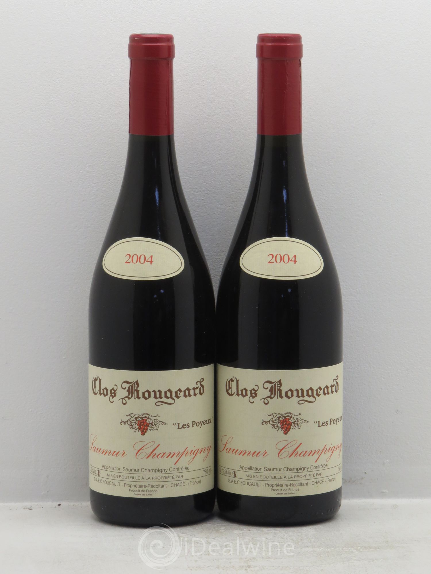 Saumur-Champigny Les Poyeux Clos Rougeard 2004 - Lot de 2 bouteilles - 0