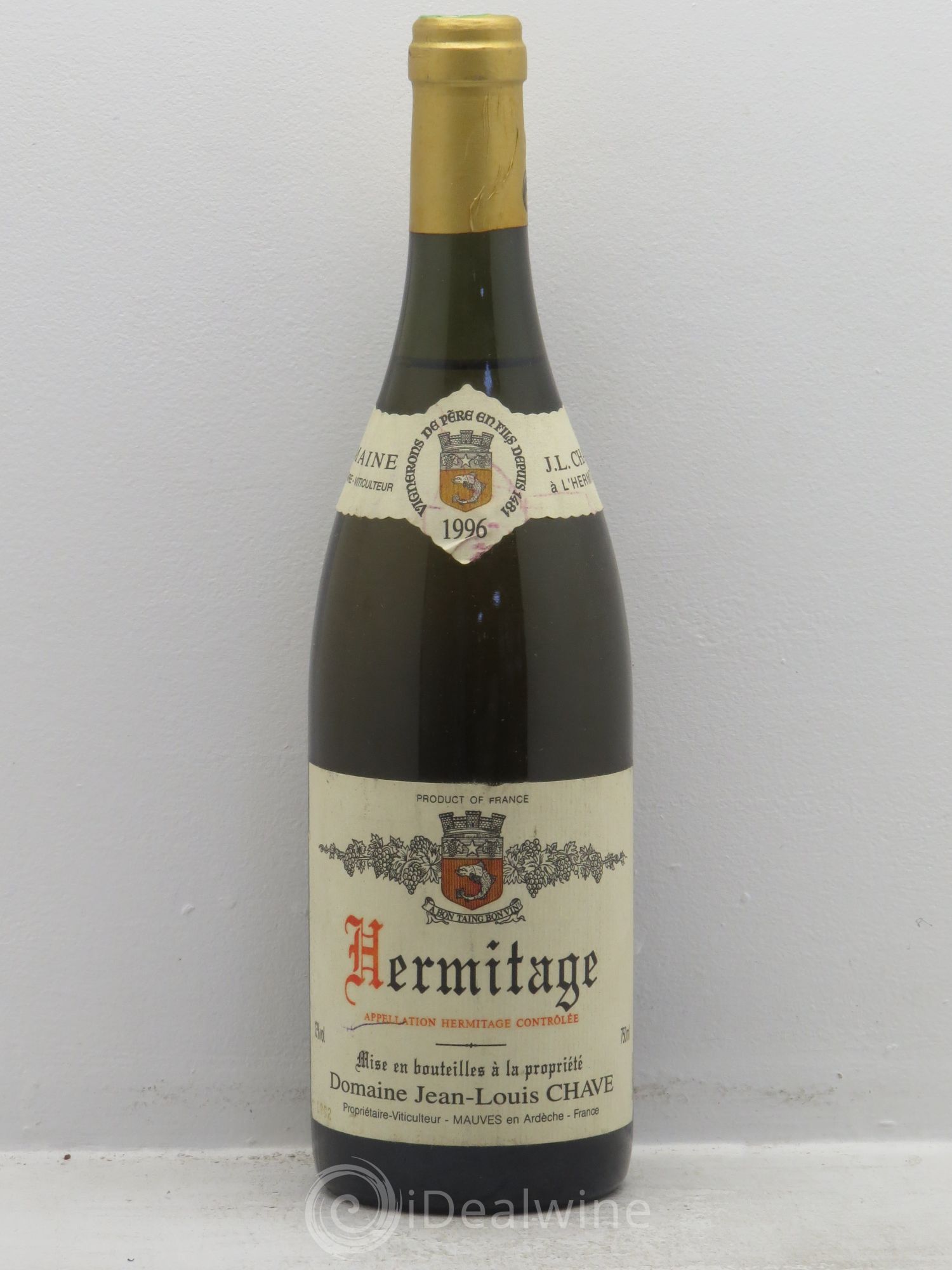 Hermitage Jean-Louis Chave 1996 - Lot de 1 bouteille - 0