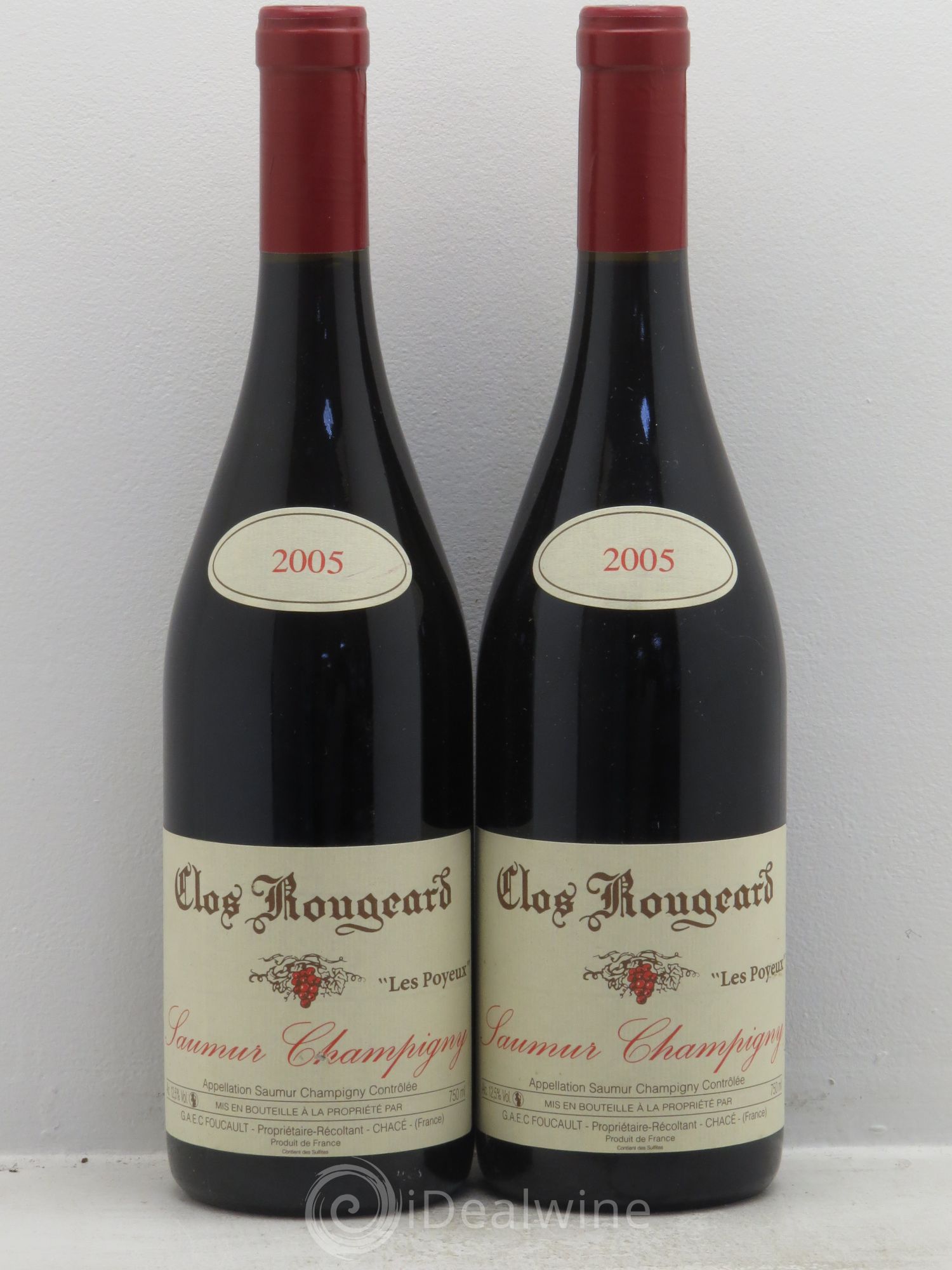 Saumur-Champigny Les Poyeux Clos Rougeard 2005 - Lot de 2 bouteilles - 0