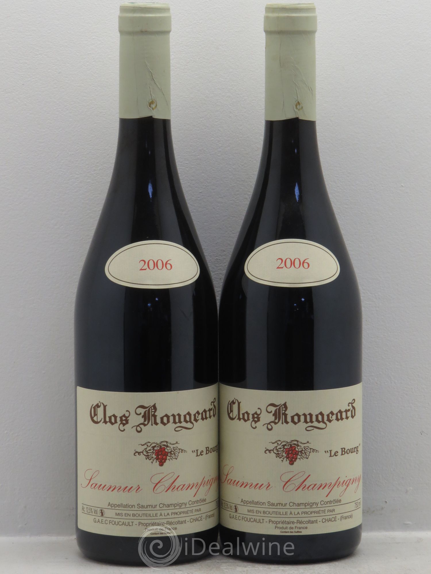 Saumur-Champigny Le Bourg Clos Rougeard 2006 - Lot de 2 bouteilles - 0
