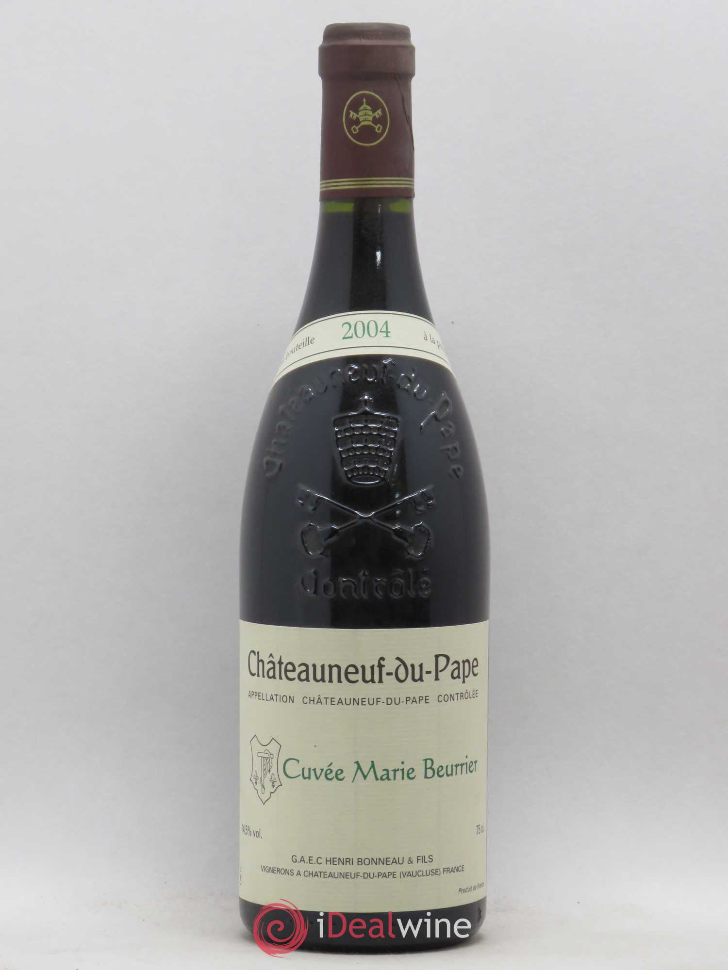 Châteauneuf-du-Pape Cuvée Marie Beurrier Henri Bonneau 2004 - Posten von 1 Flasche - 0