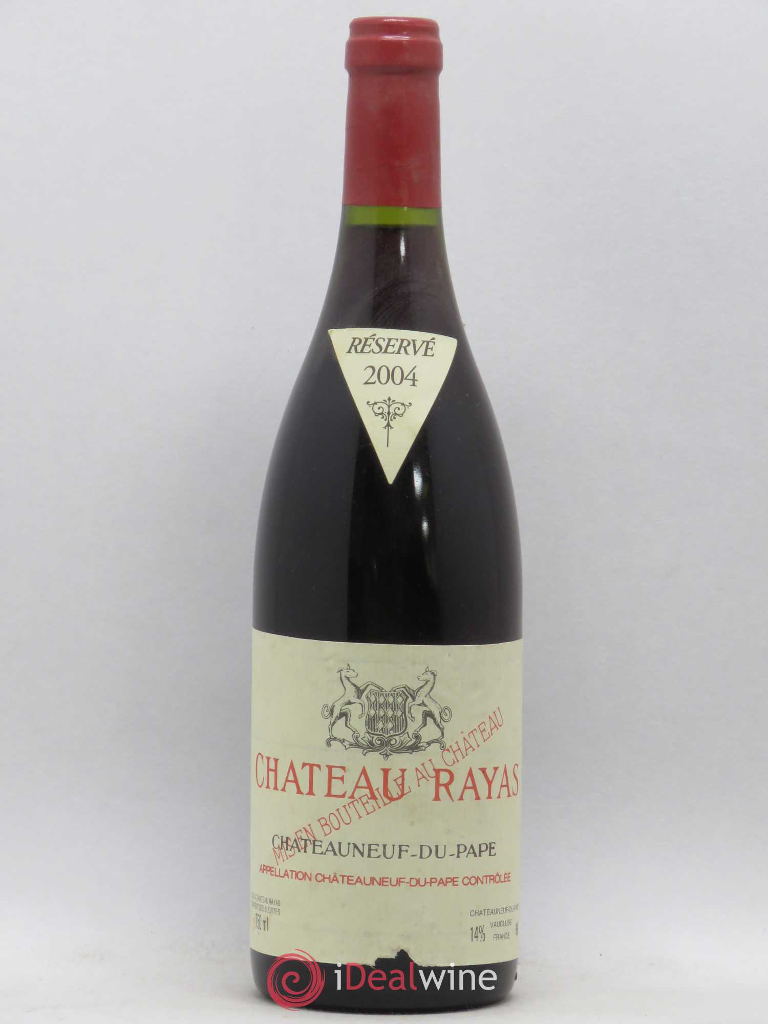 Châteauneuf-du-Pape Château Rayas Emmanuel Reynaud 2004 - Lot de 1 bouteille - 0