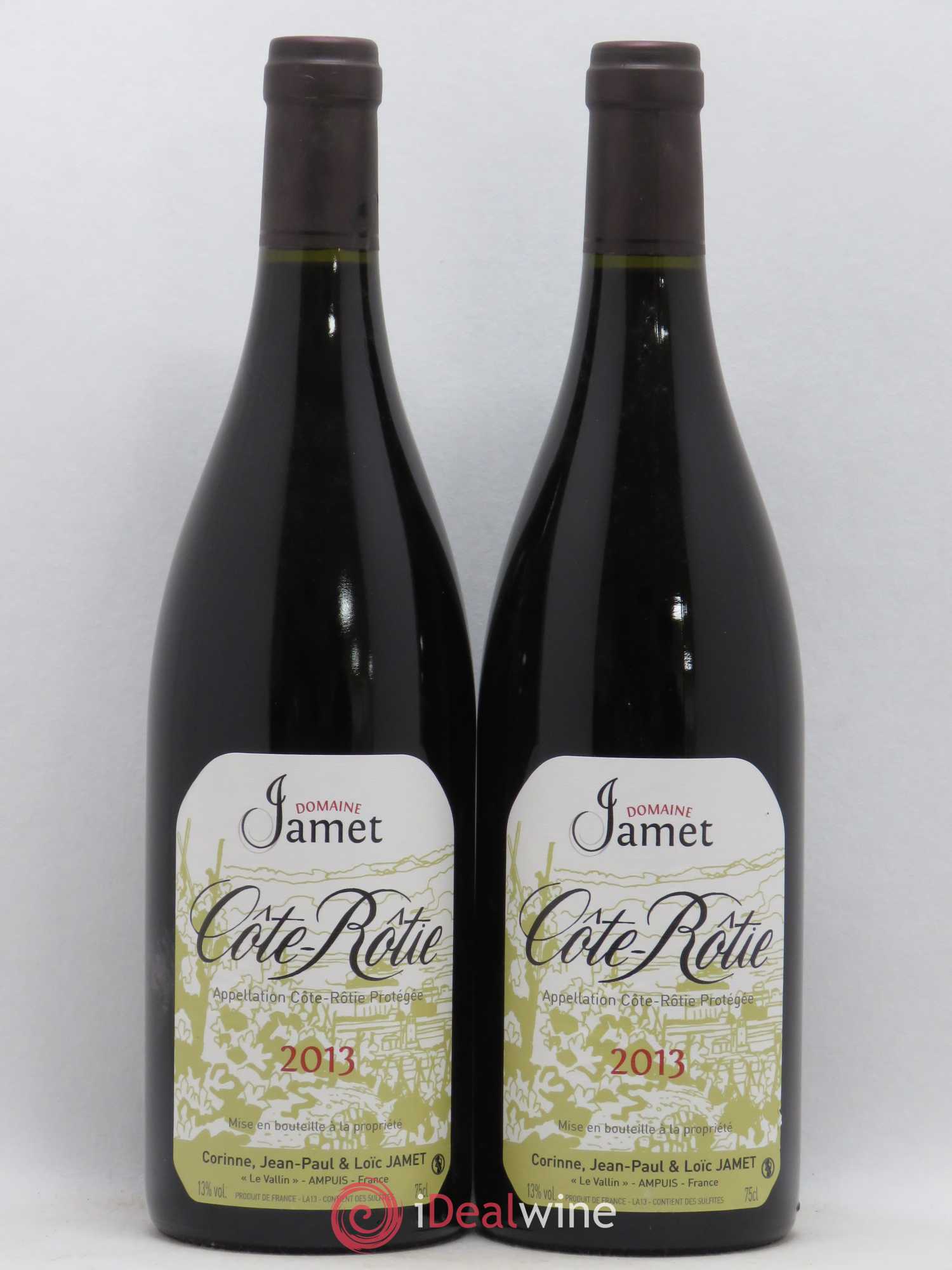 Côte-Rôtie Jamet (Domaine) 2013 - Lot de 2 bouteilles - 0