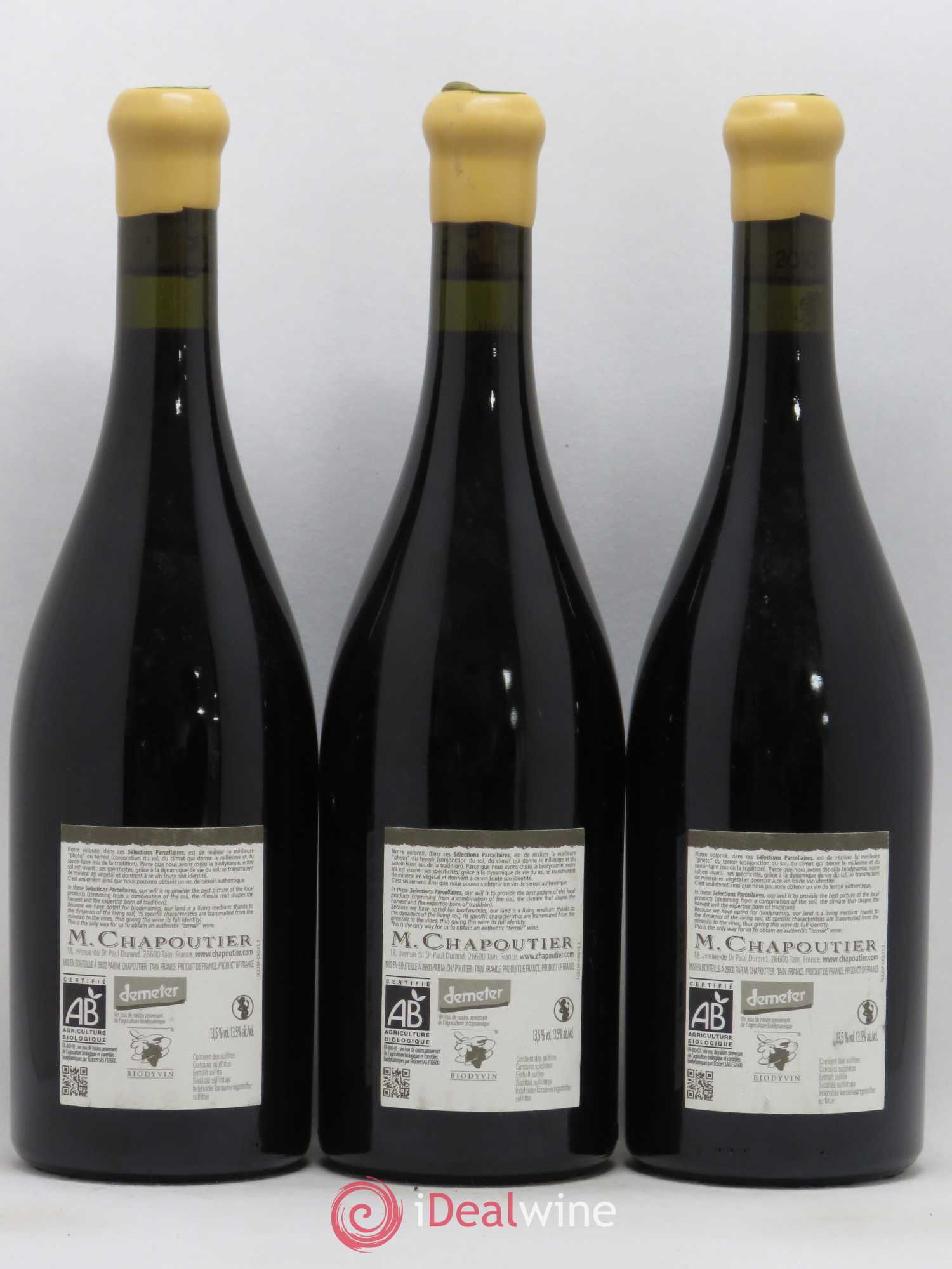 Hermitage Ermitage Le Pavillon Chapoutier 2010 - Lot de 3 bouteilles - 1