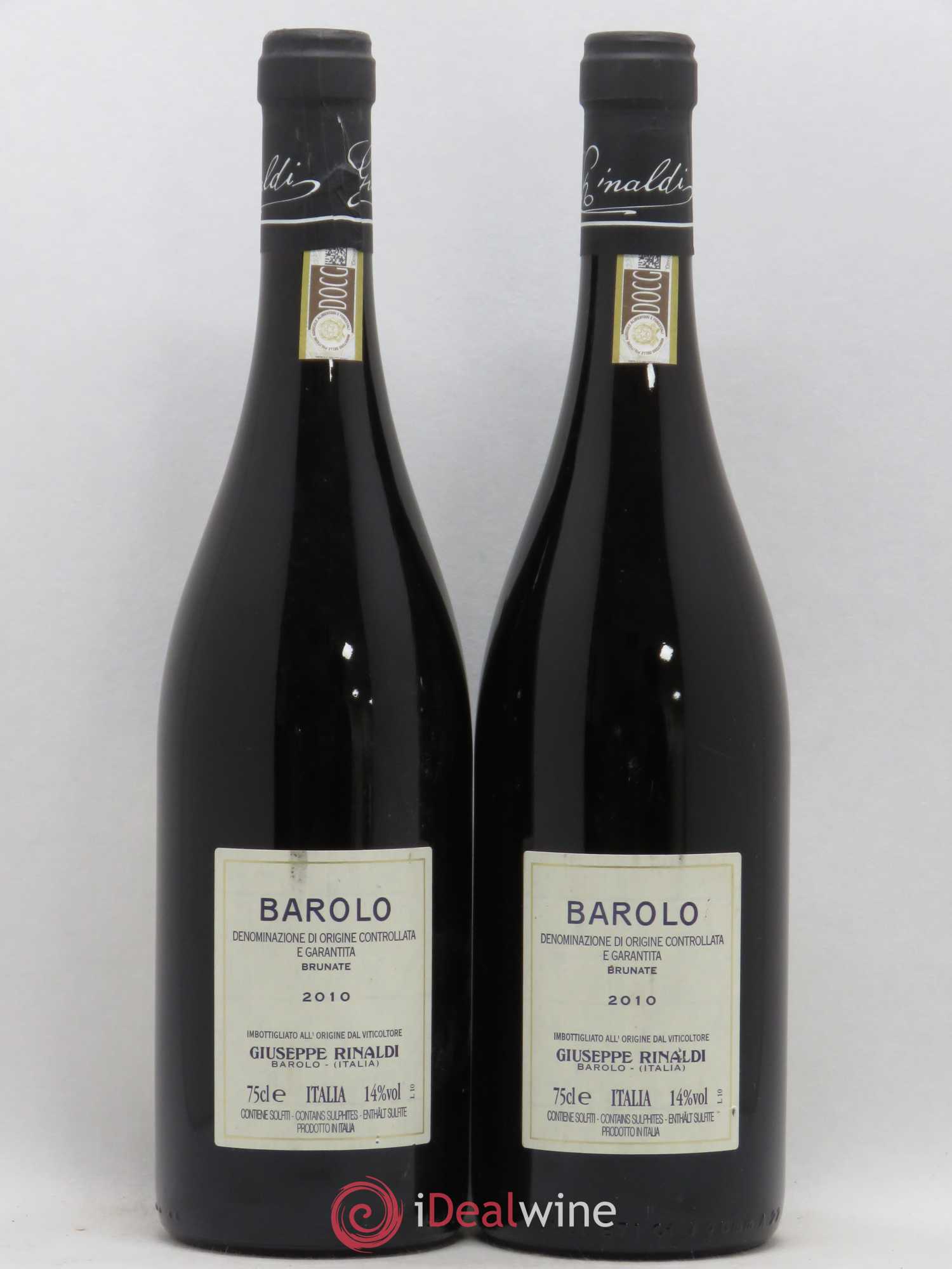 Barolo DOCG Brunate Giuseppe Rinaldi 2010 - Lotto di 2 bottiglie - 1