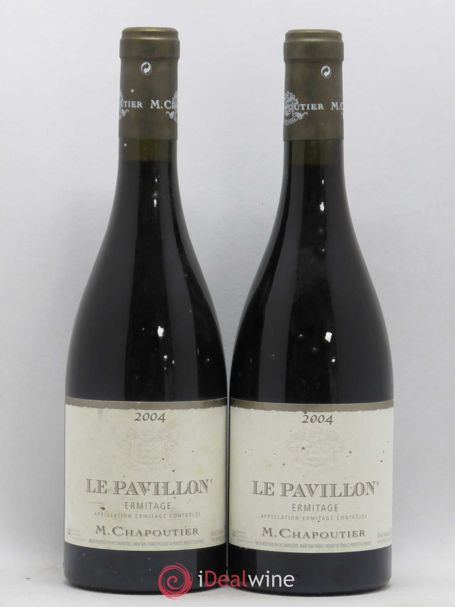 Hermitage Ermitage Le Pavillon Chapoutier 2004 - Lot de 2 bouteilles - 0