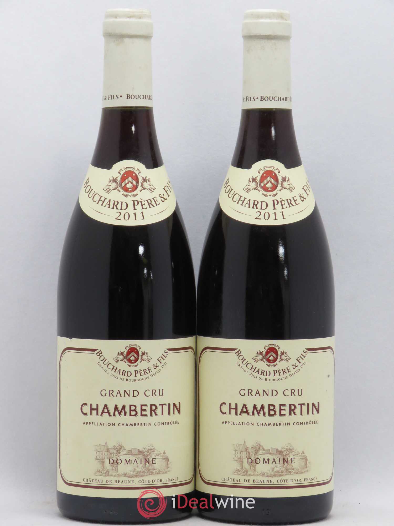 Chambertin Grand Cru Bouchard Père & Fils 2011 - Lot de 2 bouteilles - 0