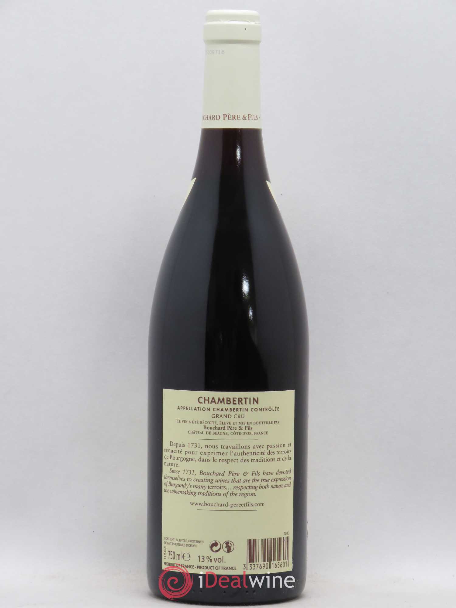 Chambertin Grand Cru Bouchard Père & Fils 2013 - Lot de 1 bouteille - 1