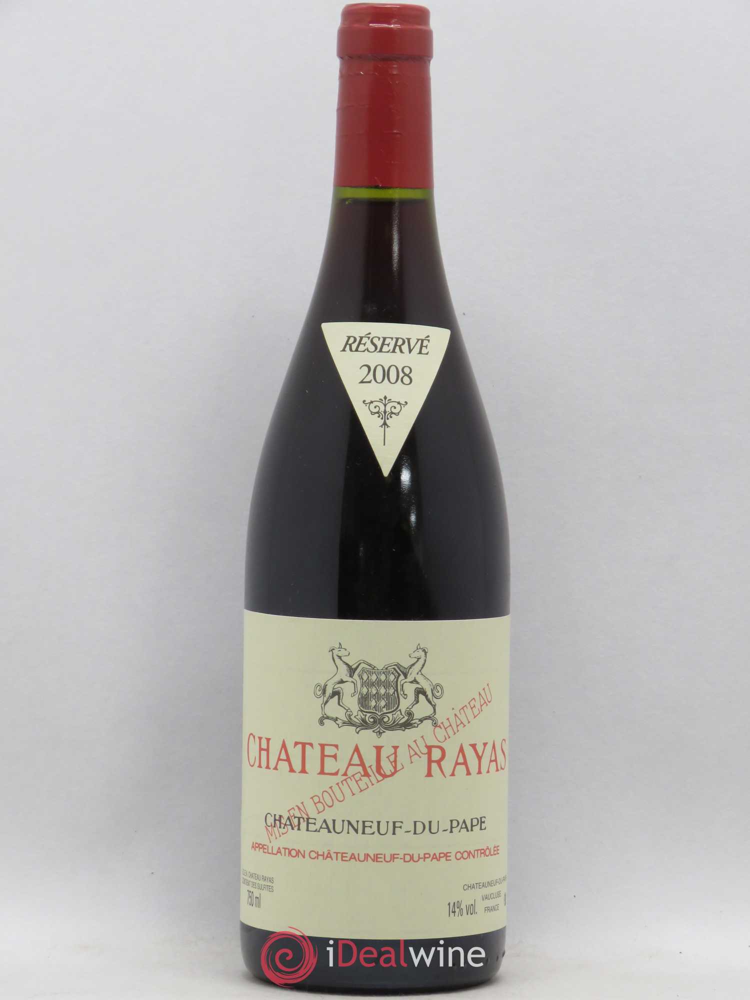 Châteauneuf-du-Pape Château Rayas Emmanuel Reynaud 2008 - Lot de 1 bouteille - 0