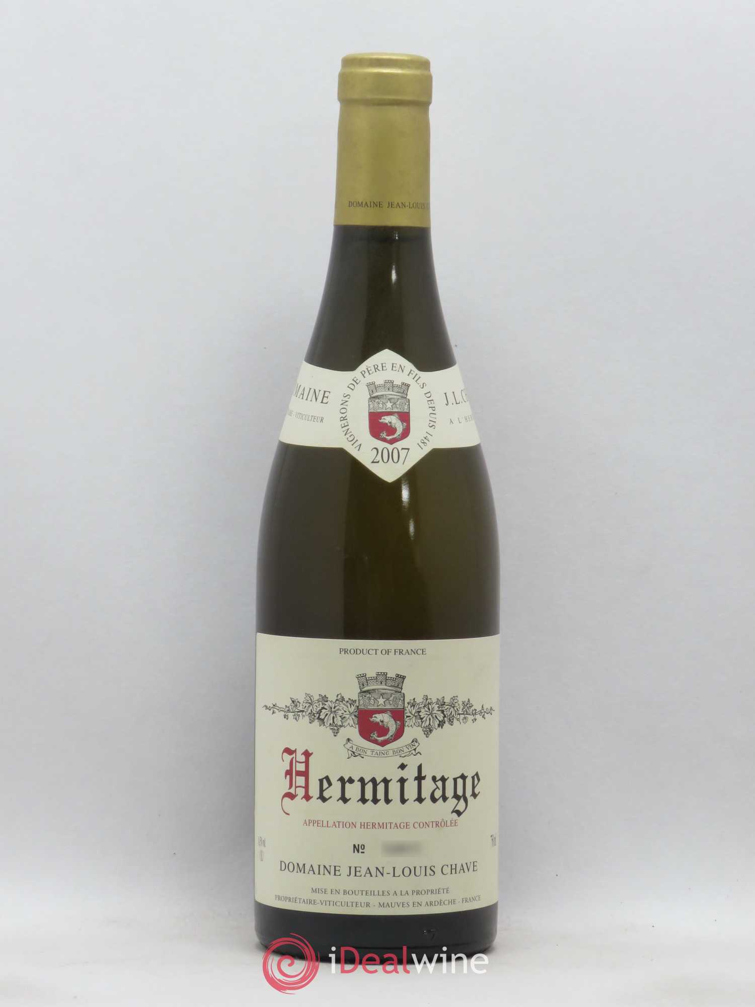 Hermitage Jean-Louis Chave 2007 - Lot de 1 bouteille - 0