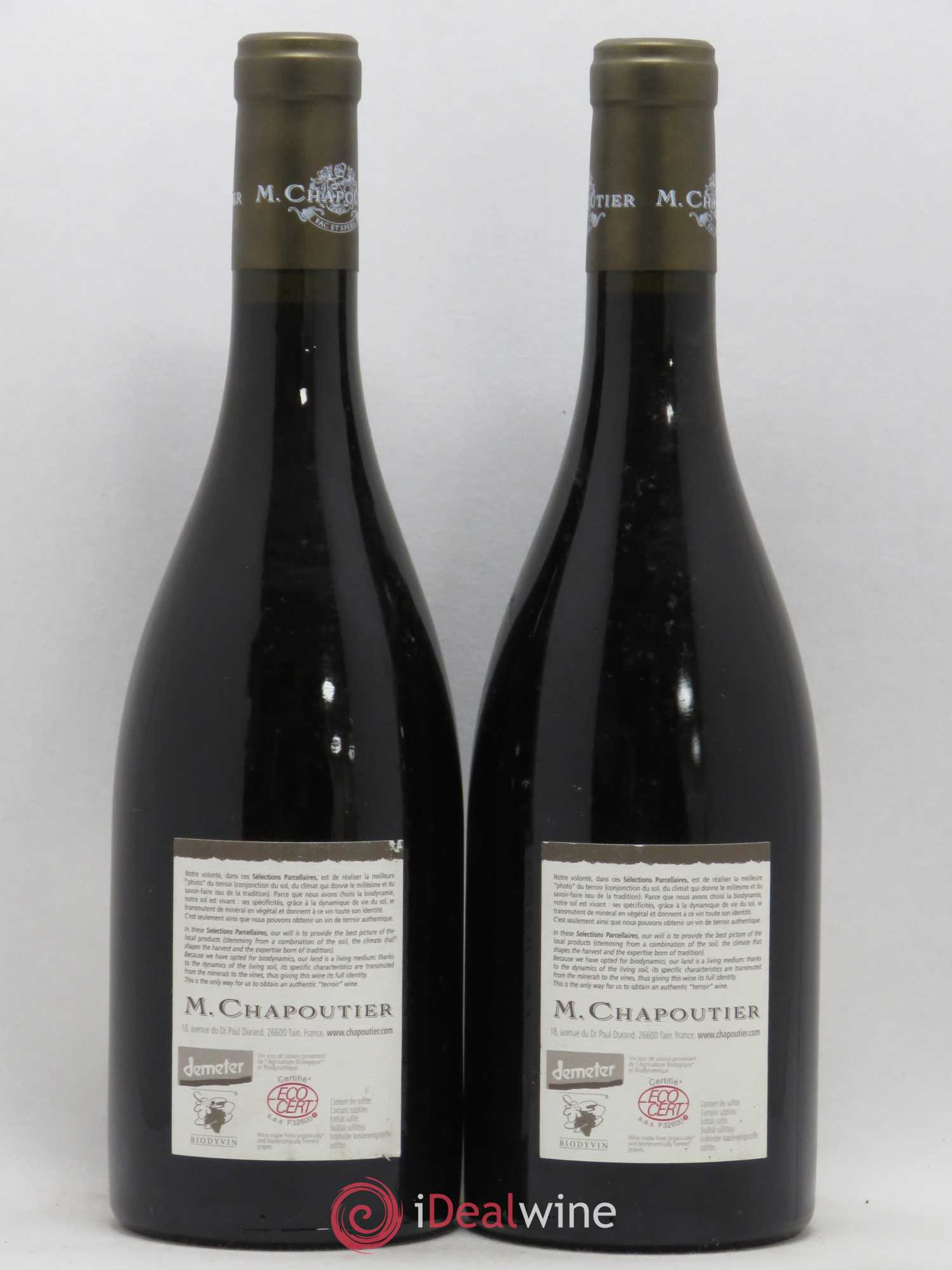 Hermitage Ermitage l'Ermite Chapoutier 2005 - Lot de 2 bouteilles - 1
