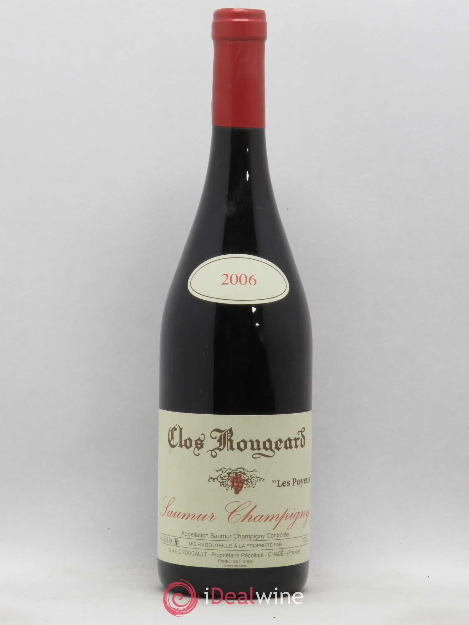 Saumur-Champigny Les Poyeux Clos Rougeard 2006 - Lot de 1 bouteille - 0
