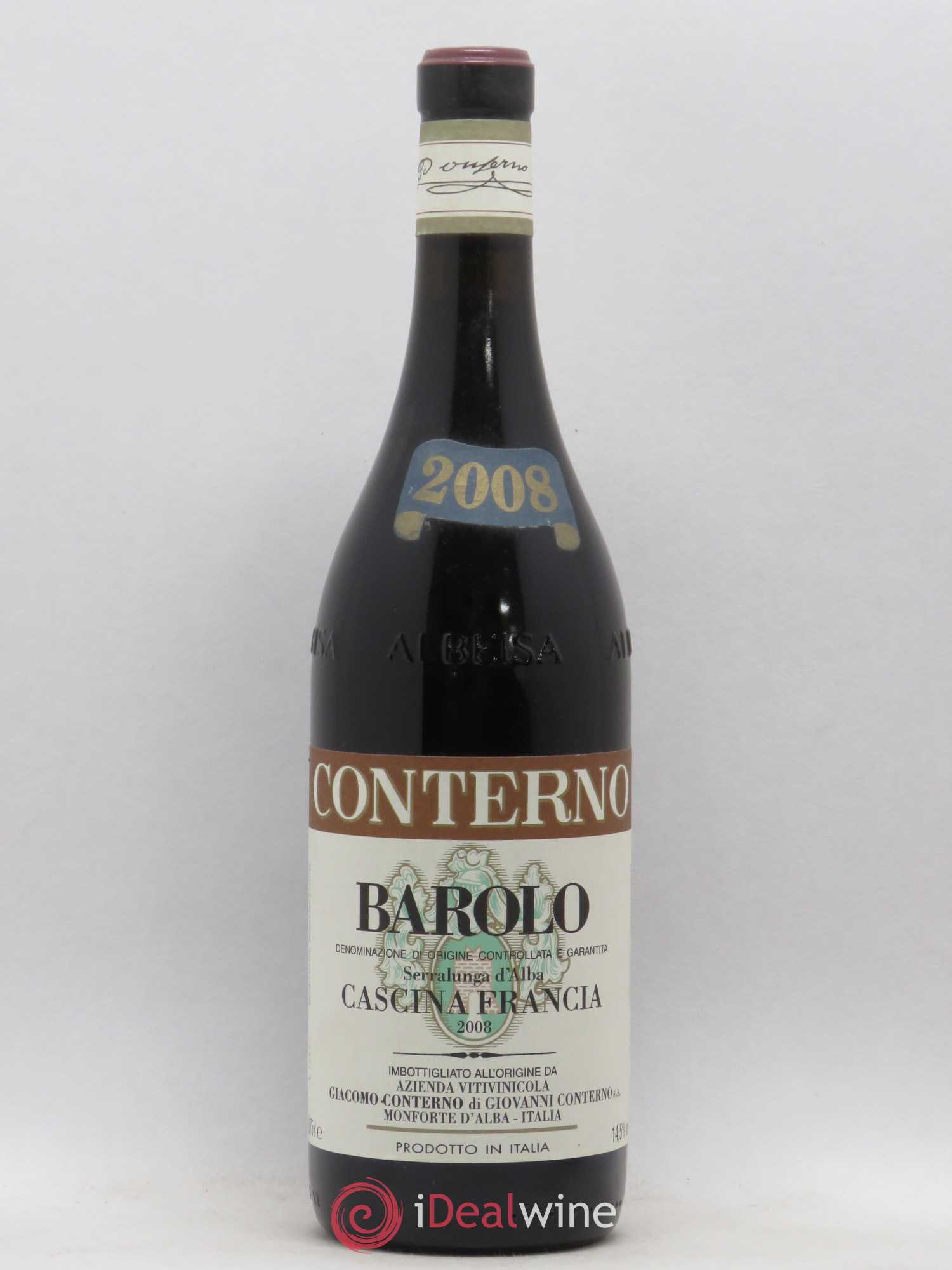Barolo DOCG Cascina Francia Giacomo Conterno 2008 - Lot de 1 bouteille - 0