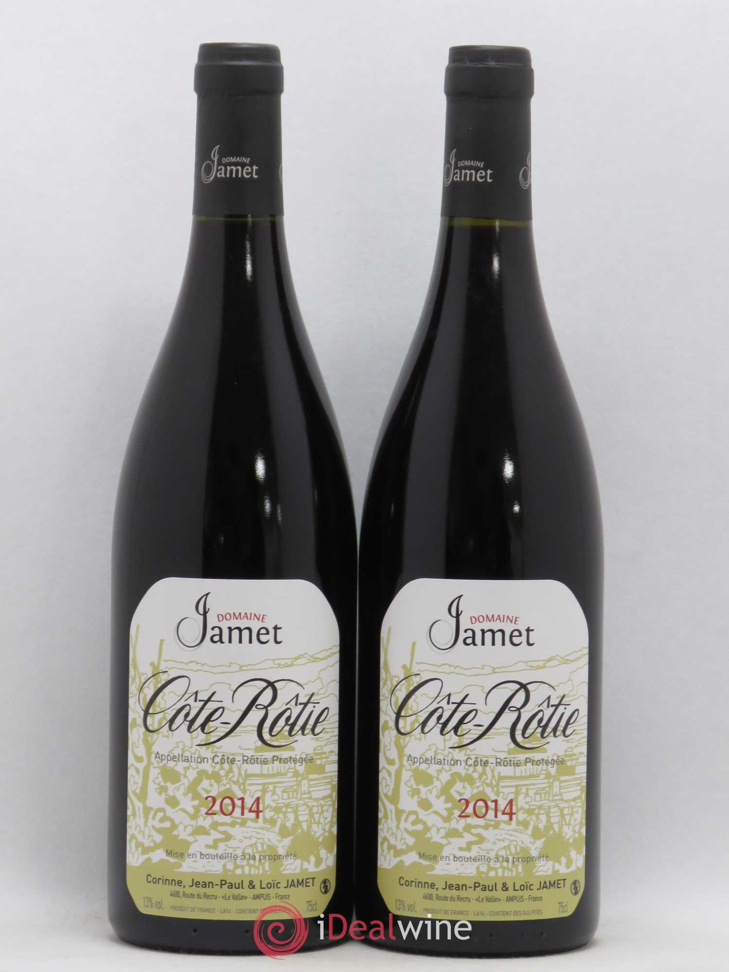 Côte-Rôtie Jamet (Domaine) 2014 - Lot de 2 bouteilles - 0