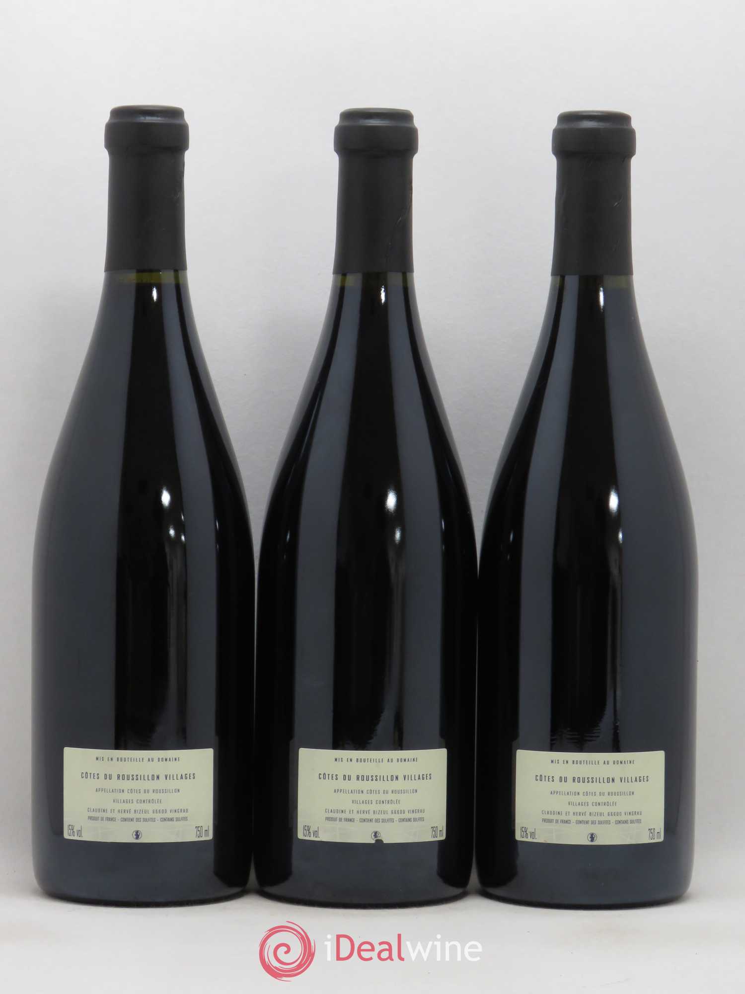Côtes du Roussillon Villages Clos des Fées La Petite Sibérie Hervé Bizeul 2012 - Lot de 3 bouteilles - 1