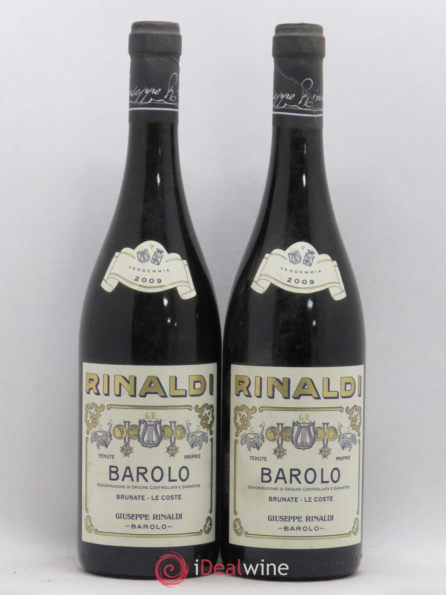 Barolo DOCG Brunate Giuseppe Rinaldi Le Coste 2009 - Lot de 2 bouteilles - 0