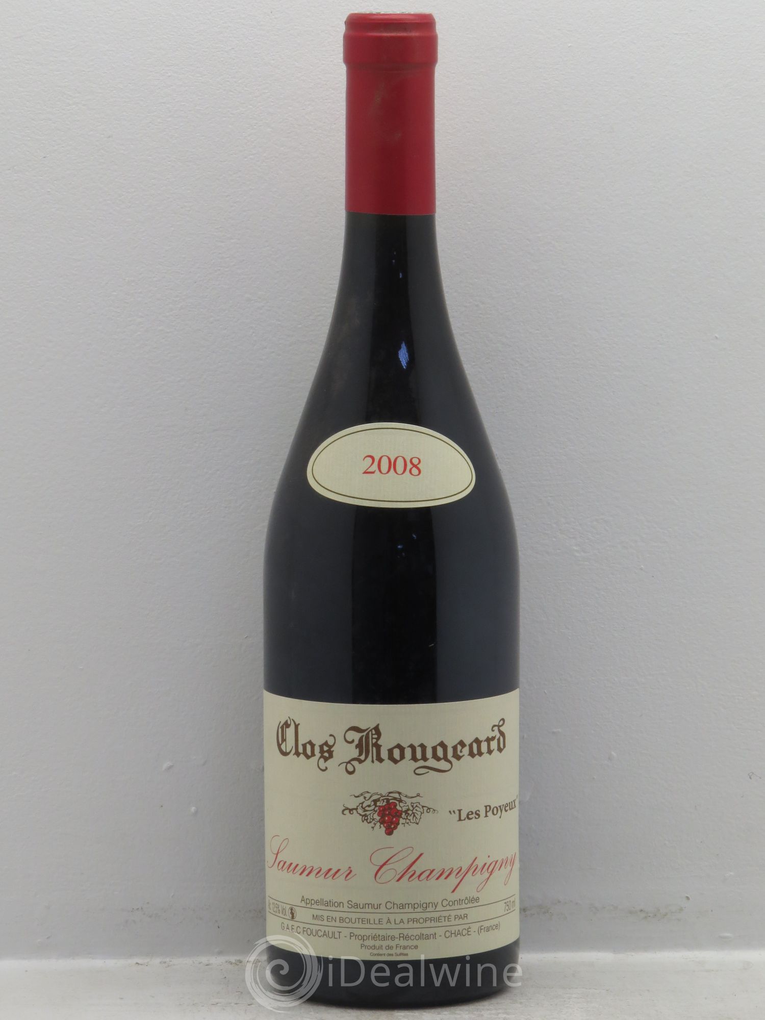Saumur-Champigny Les Poyeux Clos Rougeard 2008 - Lot de 1 bouteille - 0