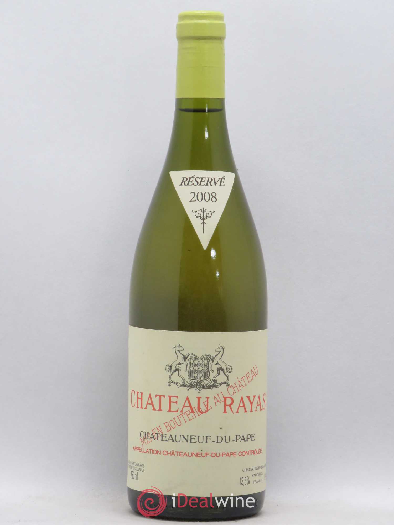Châteauneuf-du-Pape Château Rayas Emmanuel Reynaud 2008 - Lot de 1 bouteille - 0