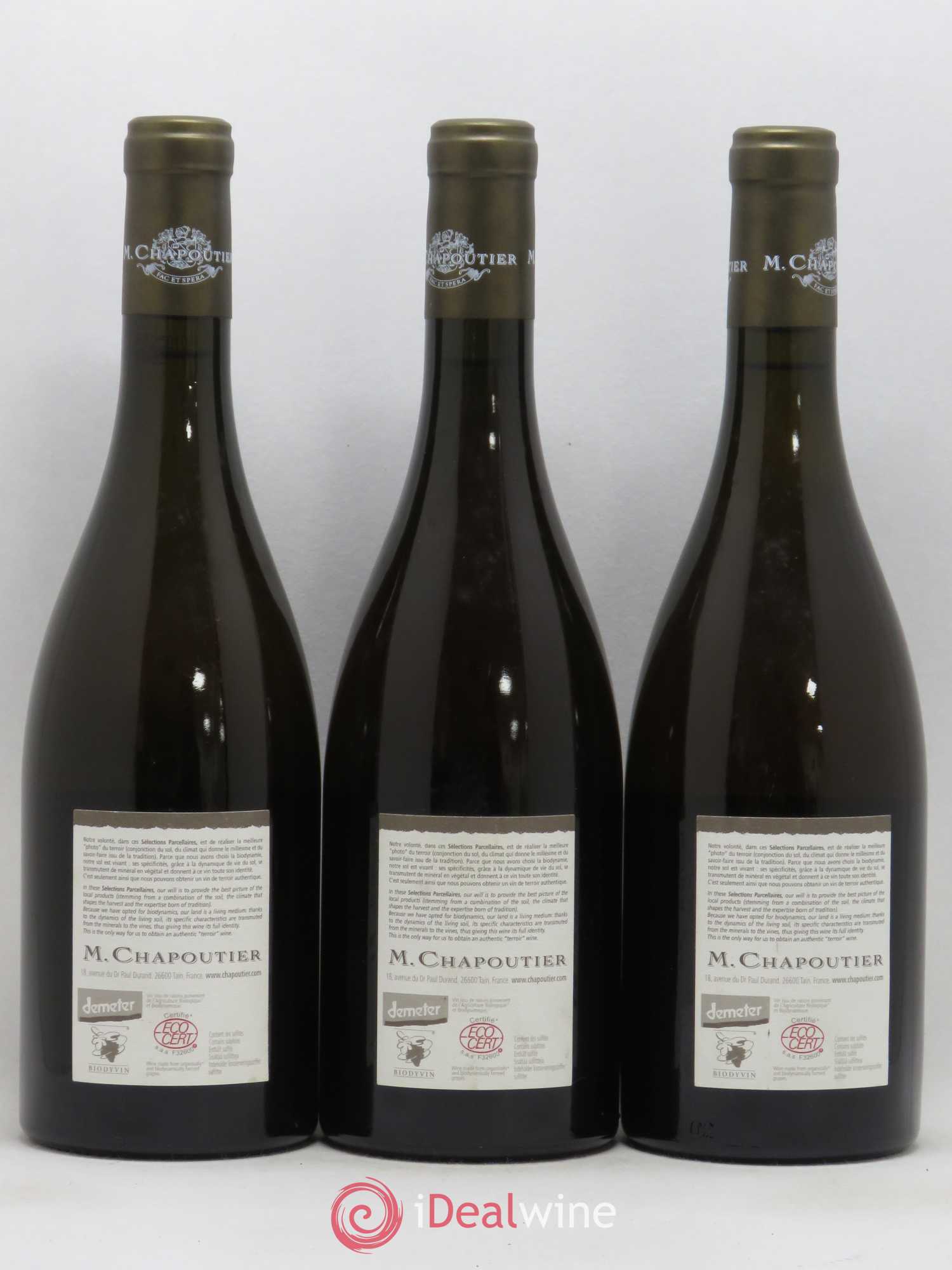 Hermitage Ermitage l'Ermite Chapoutier 2005 - Lot de 3 bouteilles - 1