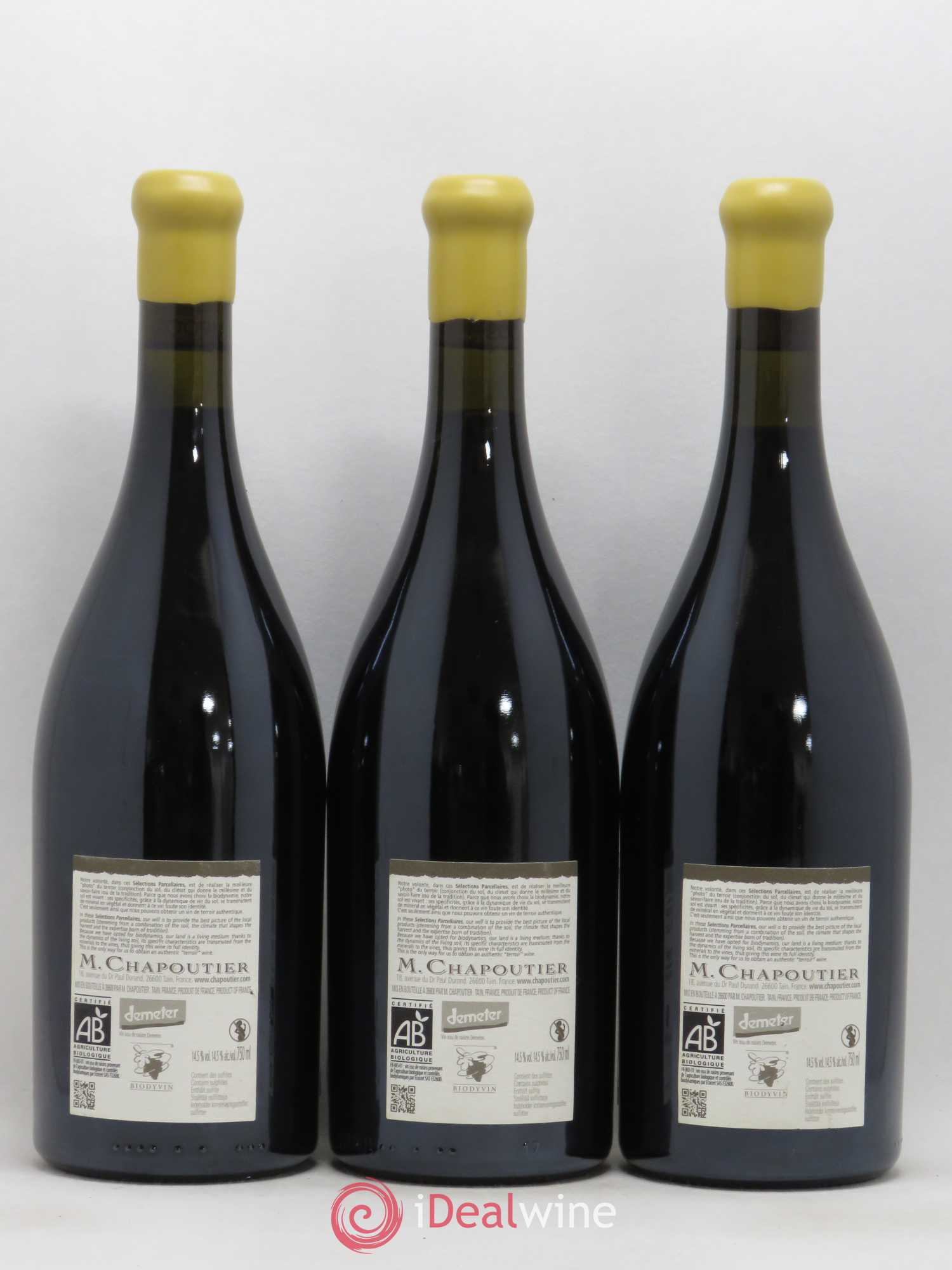 Hermitage Ermitage Le Pavillon Chapoutier 2009 - Lot de 3 bouteilles - 1
