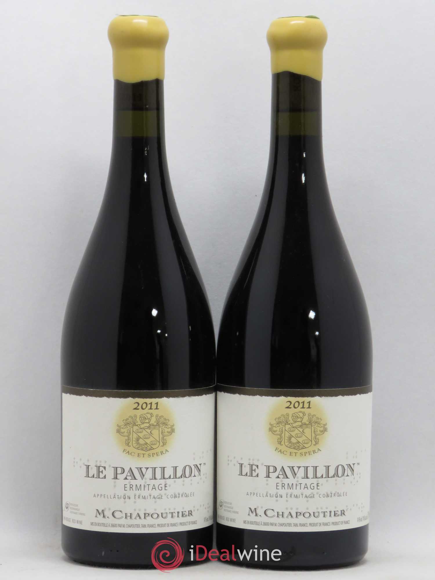 Hermitage Ermitage Le Pavillon Chapoutier 2011 - Lot de 2 bouteilles - 0