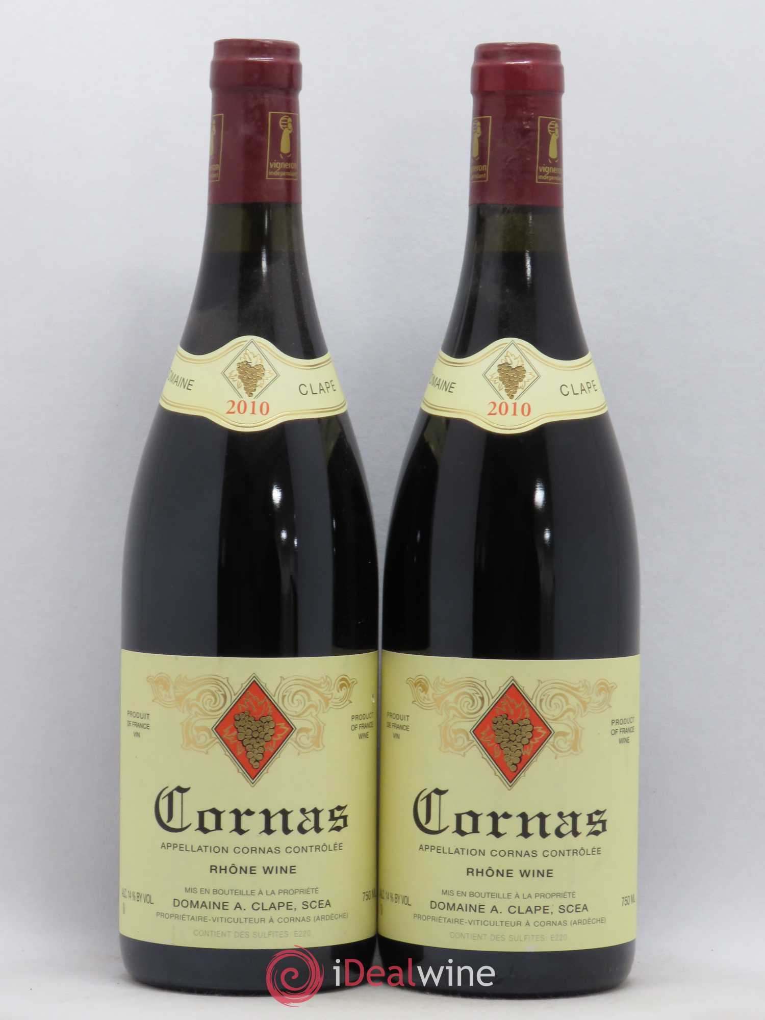 Cornas Auguste Clape 2010 - Lot de 2 bouteilles - 0