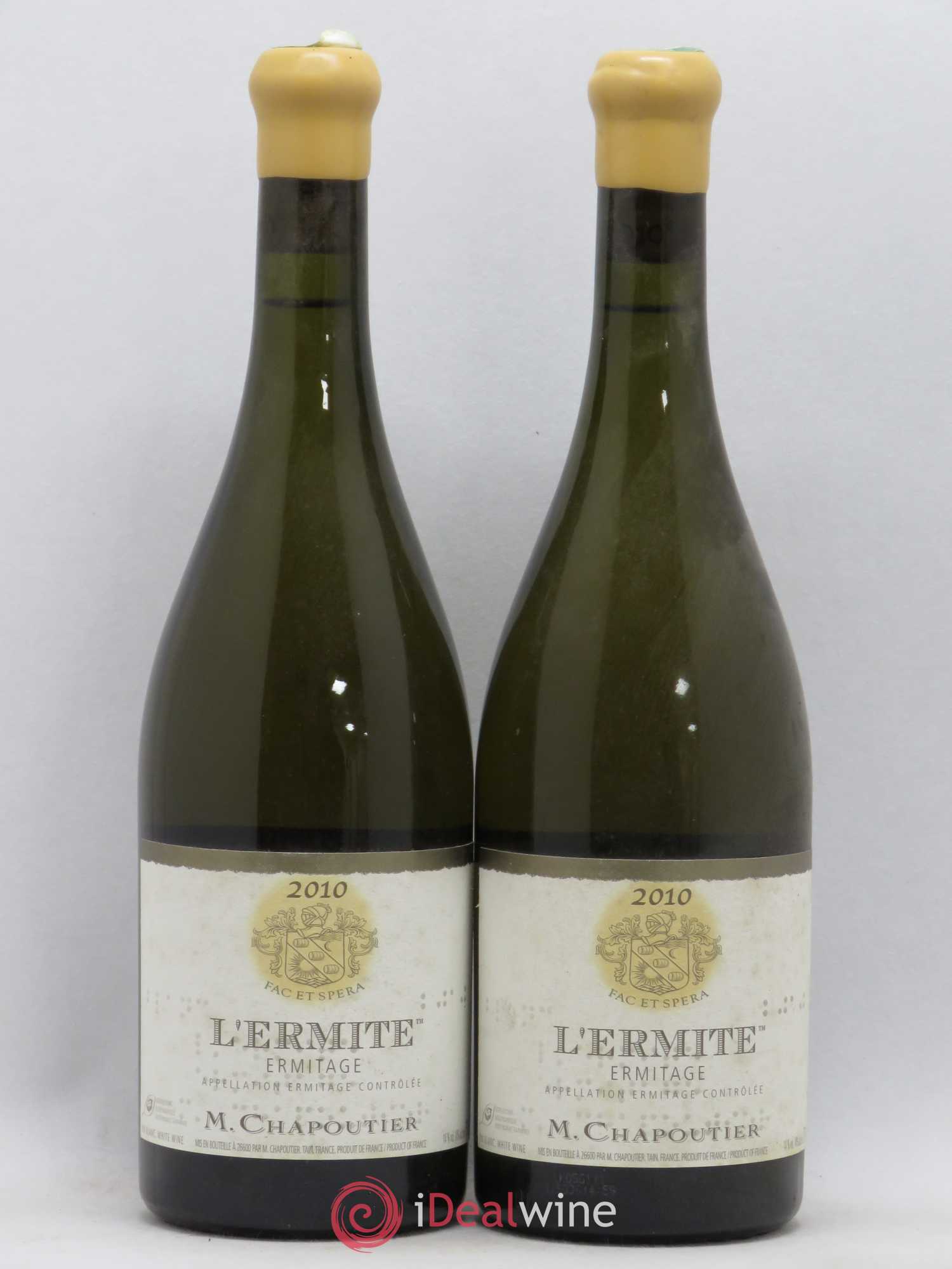 Hermitage Ermitage l'Ermite Chapoutier 2010 - Lot de 2 bouteilles - 0