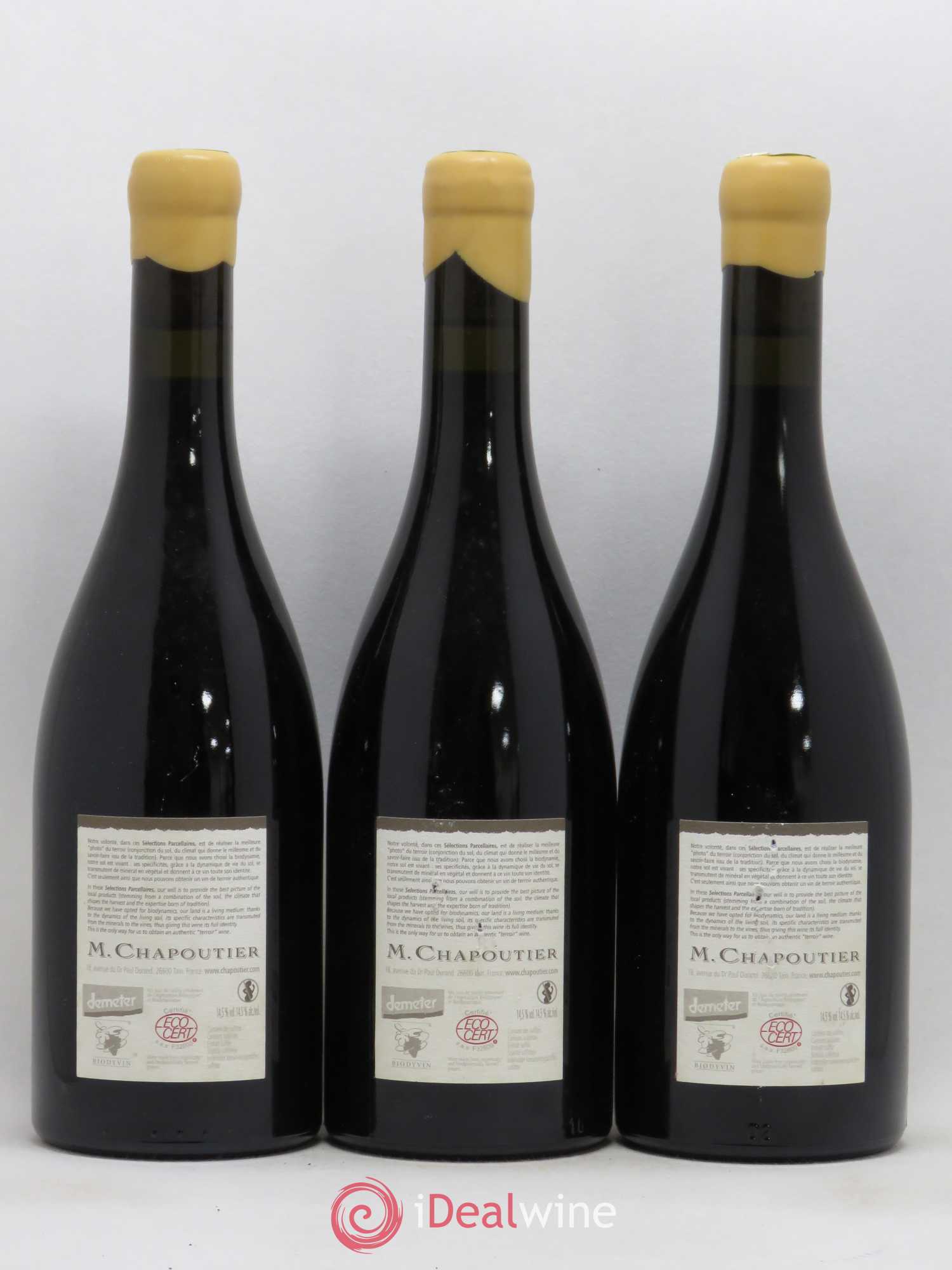 Hermitage Ermitage Le Pavillon Chapoutier 2006 - Lot de 3 bouteilles - 1