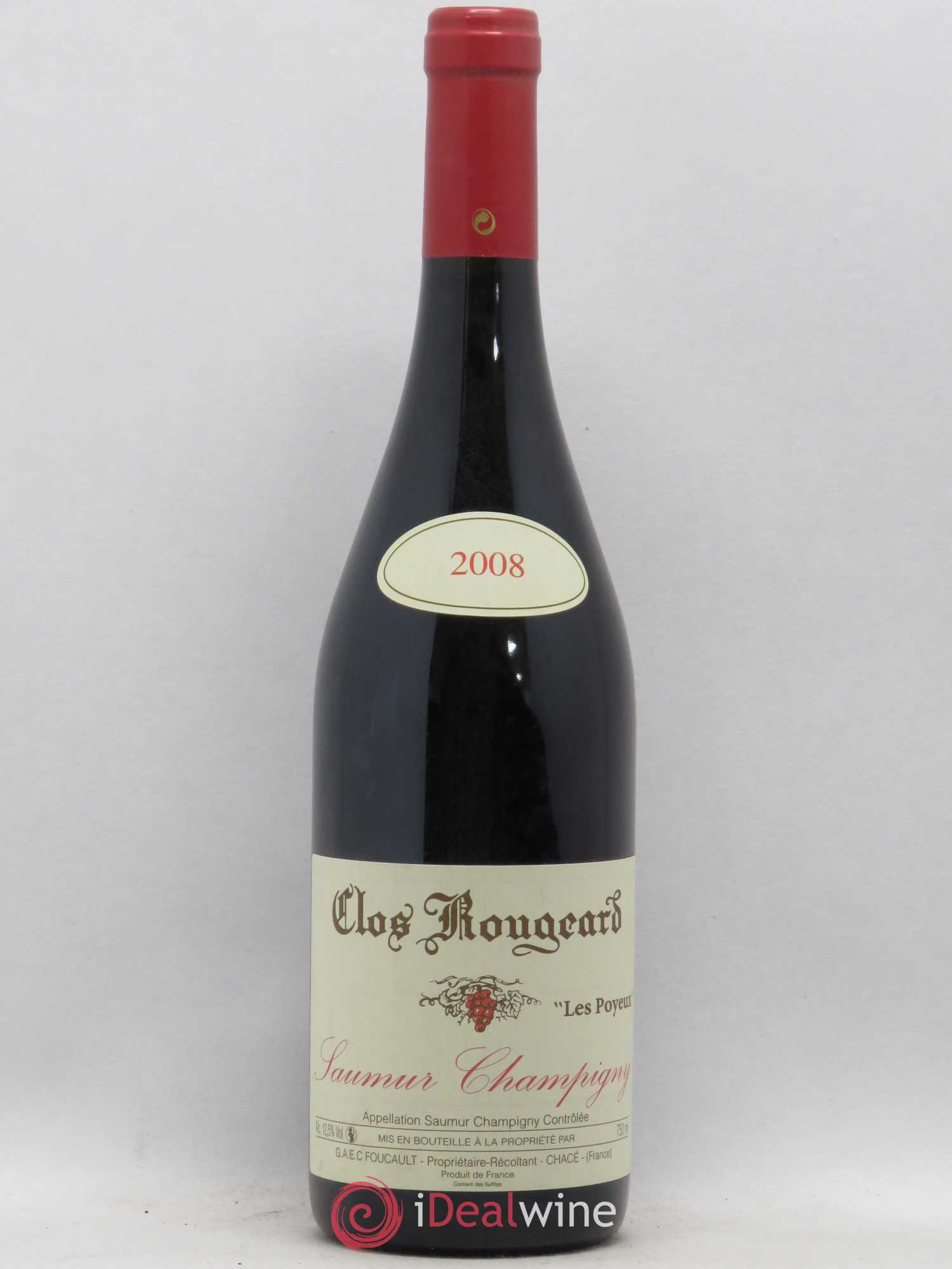 Saumur-Champigny Les Poyeux Clos Rougeard 2008 - Lot de 1 bouteille - 0