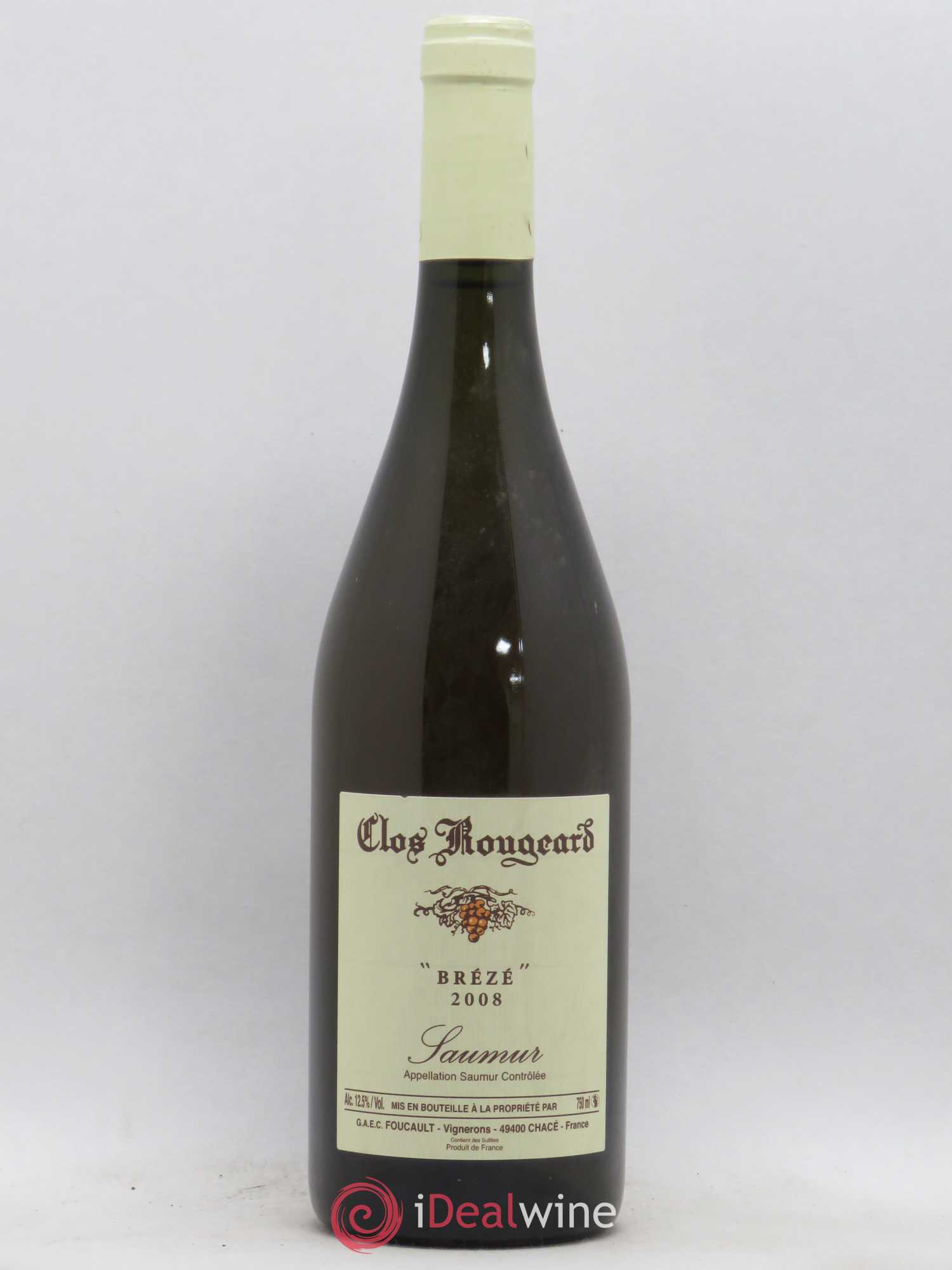 Saumur Brézé Clos Rougeard 2008 - Lot de 1 bouteille - 0