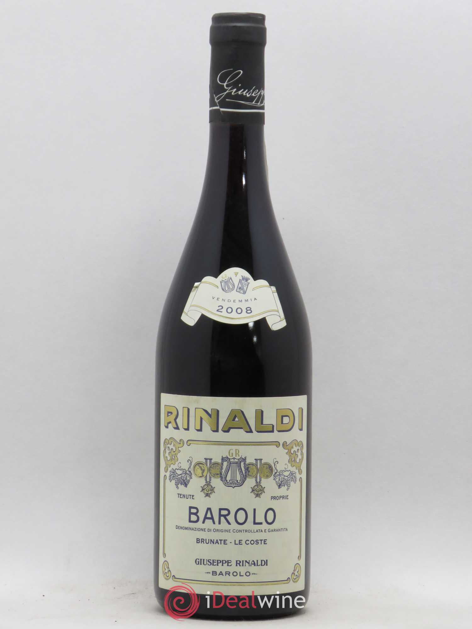 Barolo DOCG Brunate Giuseppe Rinaldi Le Coste 2008 - Lot de 1 bouteille - 0