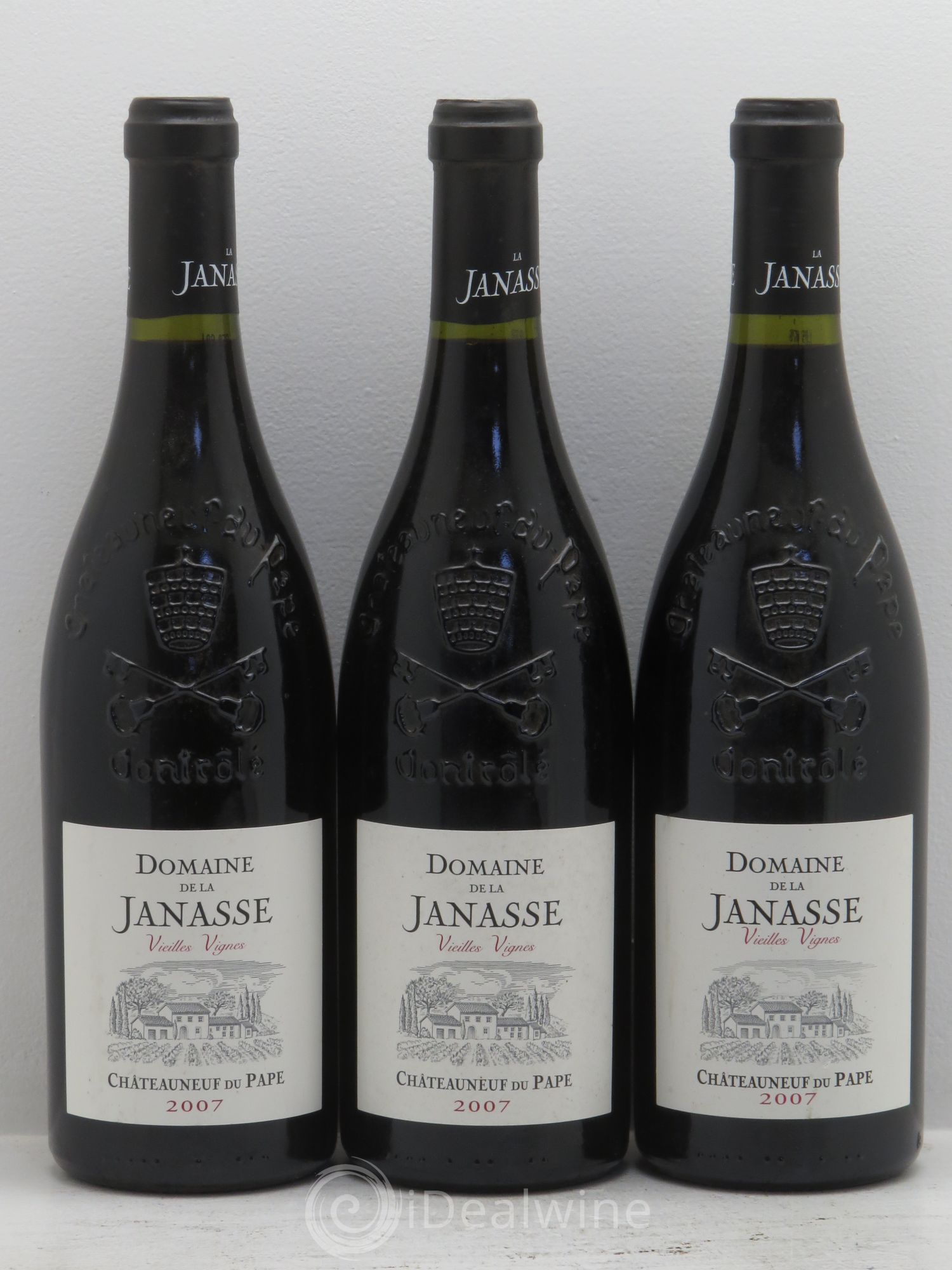 Châteauneuf-du-Pape Cuvée Vieilles Vignes La Janasse (Domaine de) 2007 - Lot de 3 bouteilles - 0