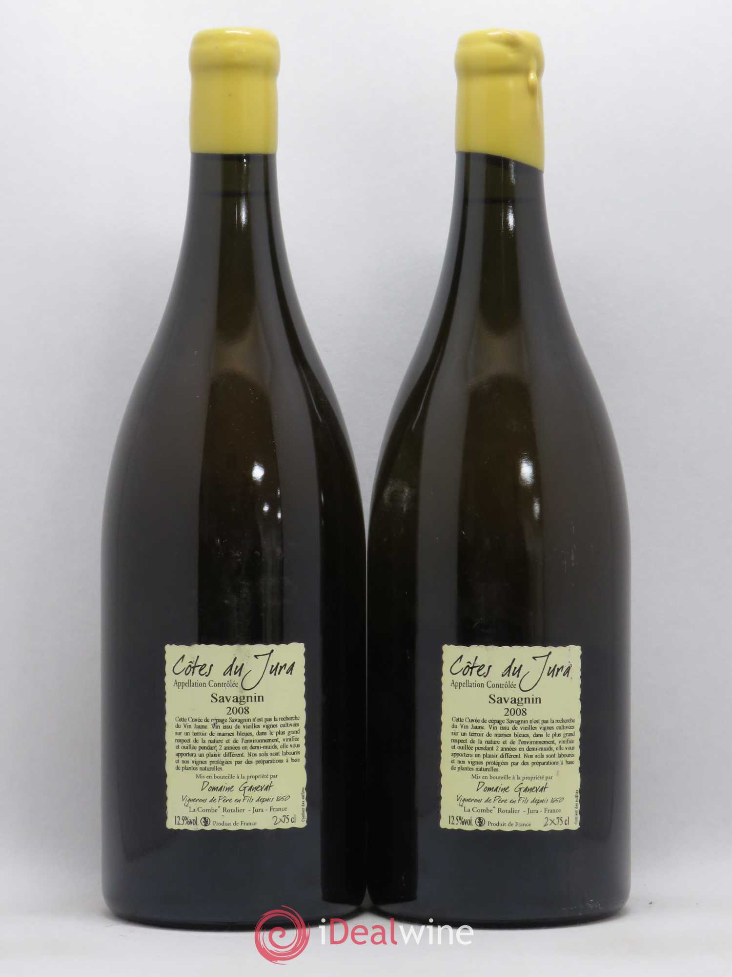 Côtes du Jura Les Chalasses Marnes Bleues Jean-François Ganevat (Domaine) 2008 - Lot de 2 magnums - 1