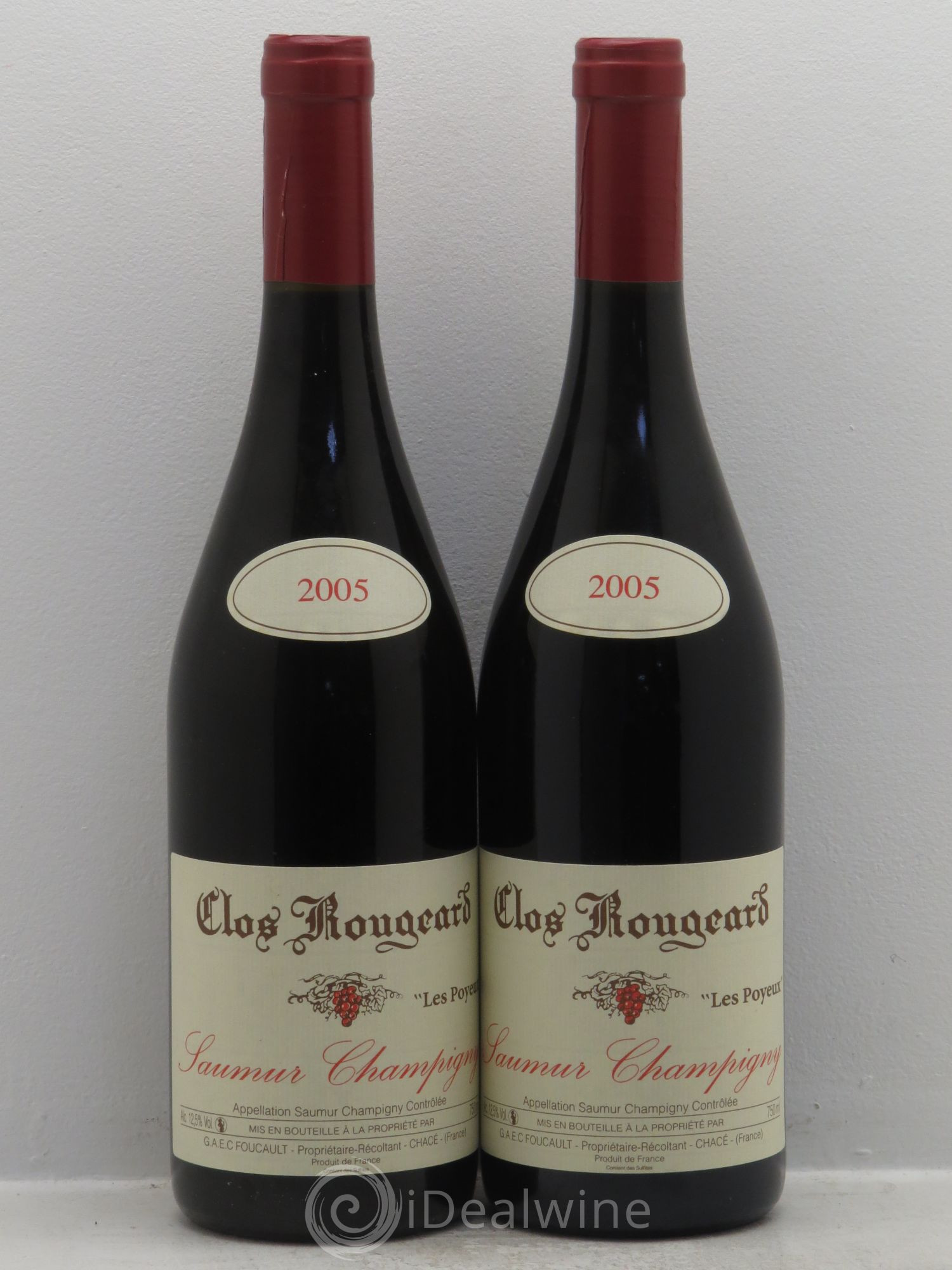 Saumur-Champigny Les Poyeux Clos Rougeard 2005 - Lot de 2 bouteilles - 0