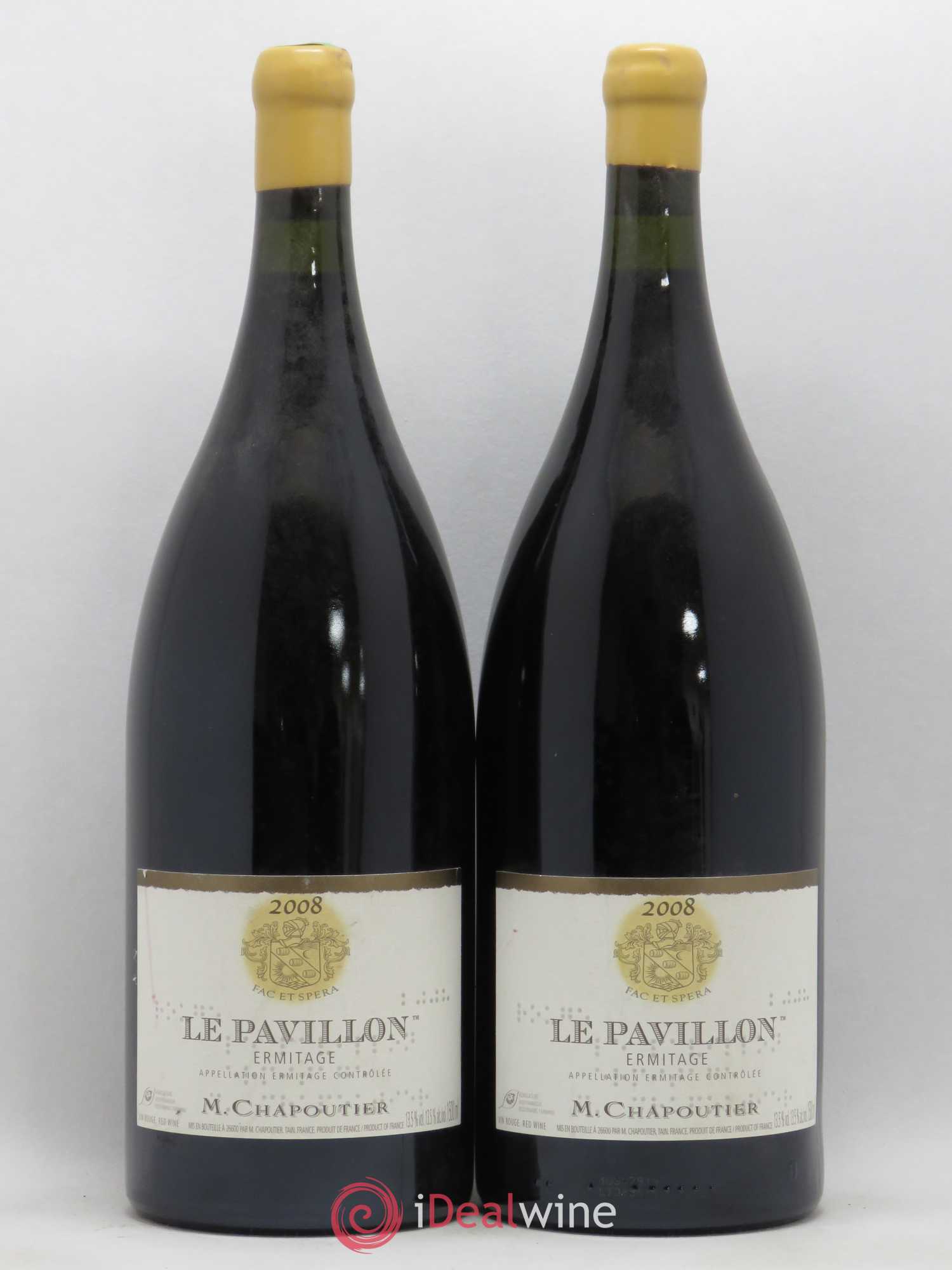 Hermitage Ermitage Le Pavillon Chapoutier 2008 - Lot de 2 magnums - 0