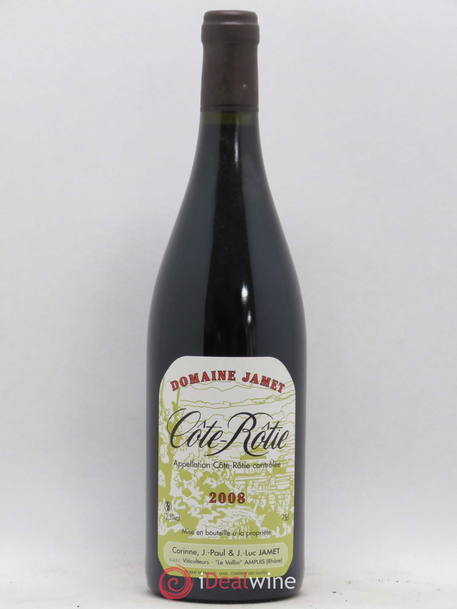 Côte-Rôtie Jamet (Domaine) 2008 - Lot de 1 bouteille - 0