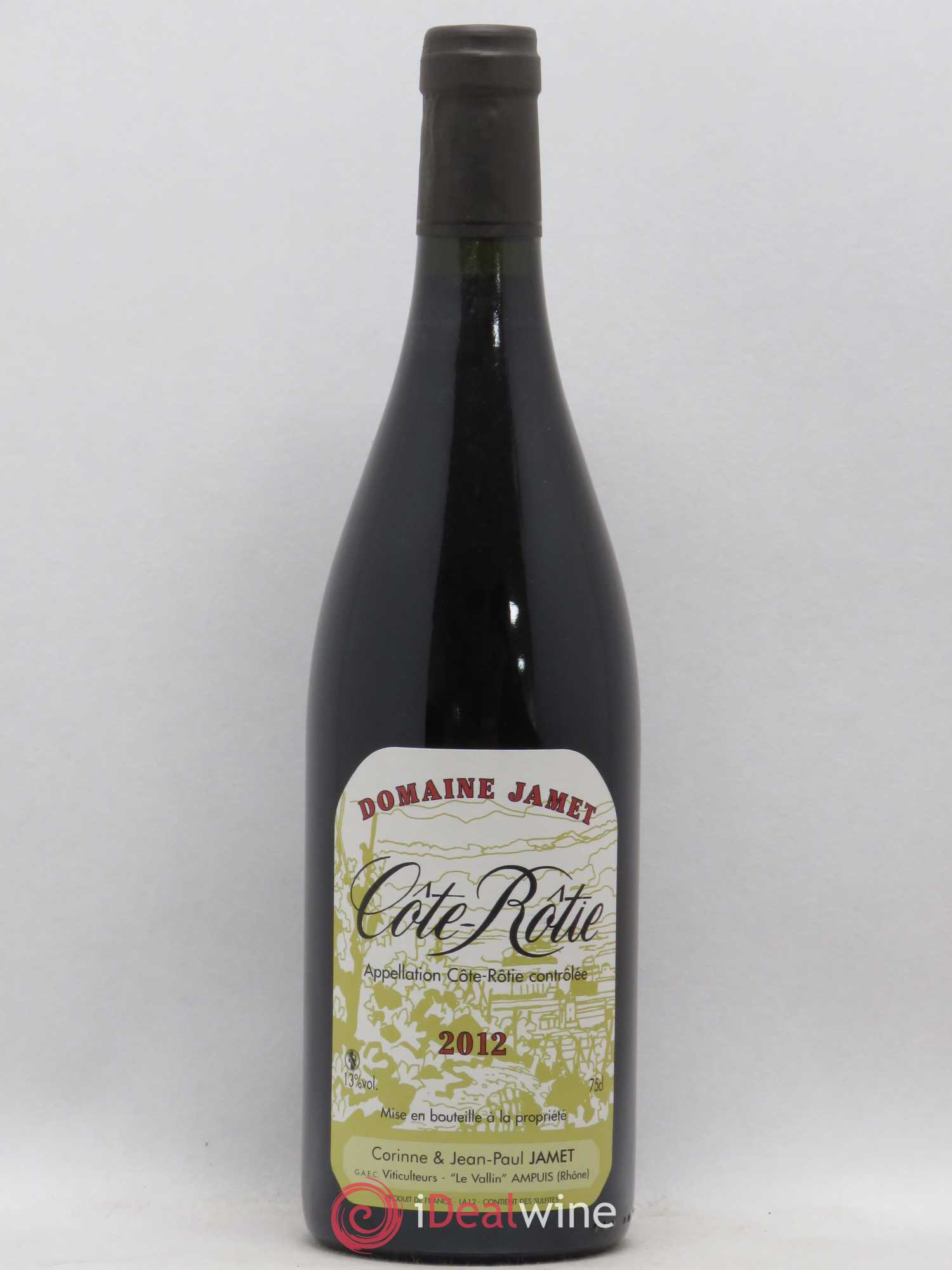 Côte-Rôtie Jamet (Domaine) 2012 - Lot de 1 bouteille - 0