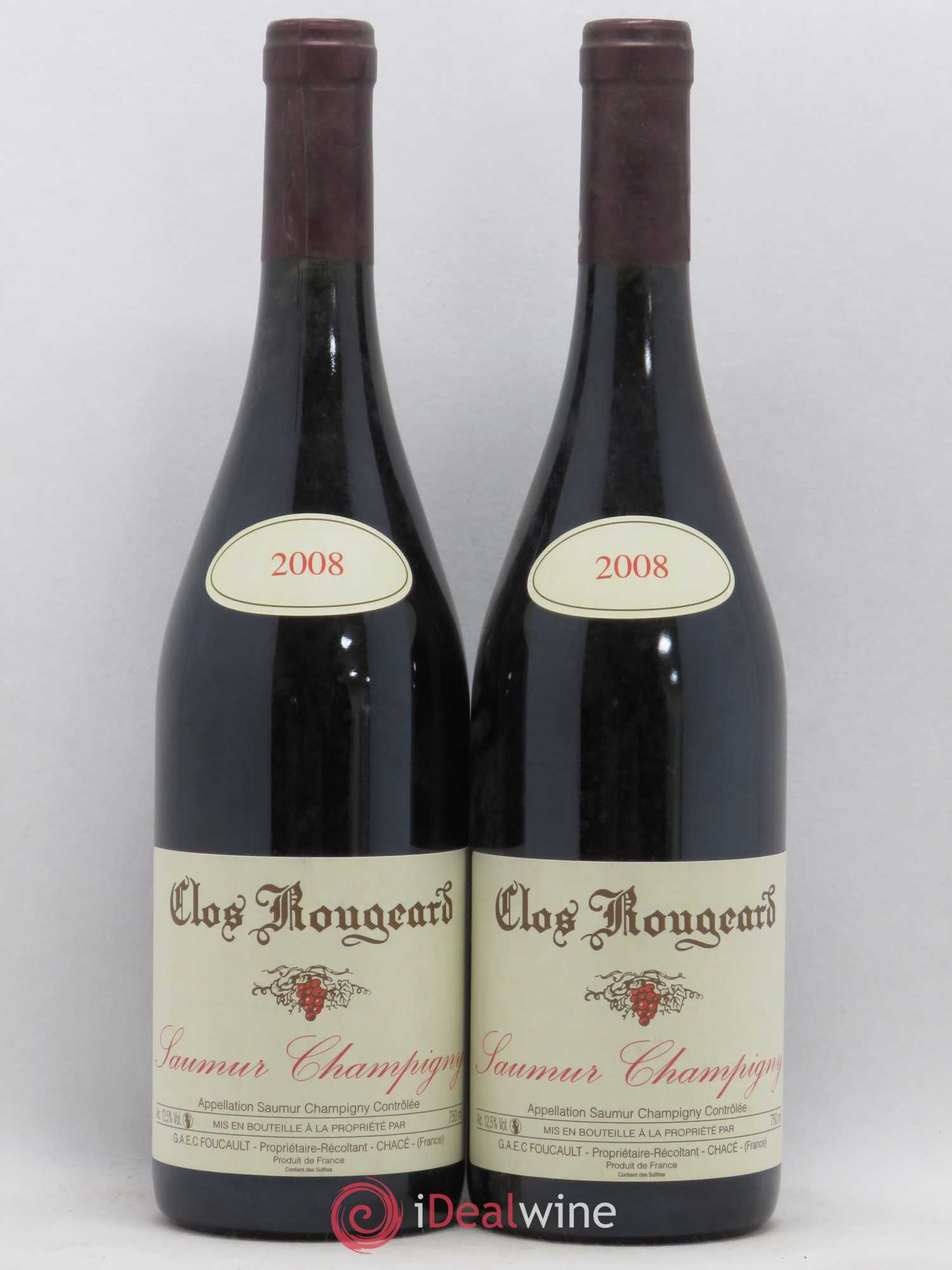 Saumur-Champigny Clos Rougeard 2008 - Lot de 2 bouteilles - 0