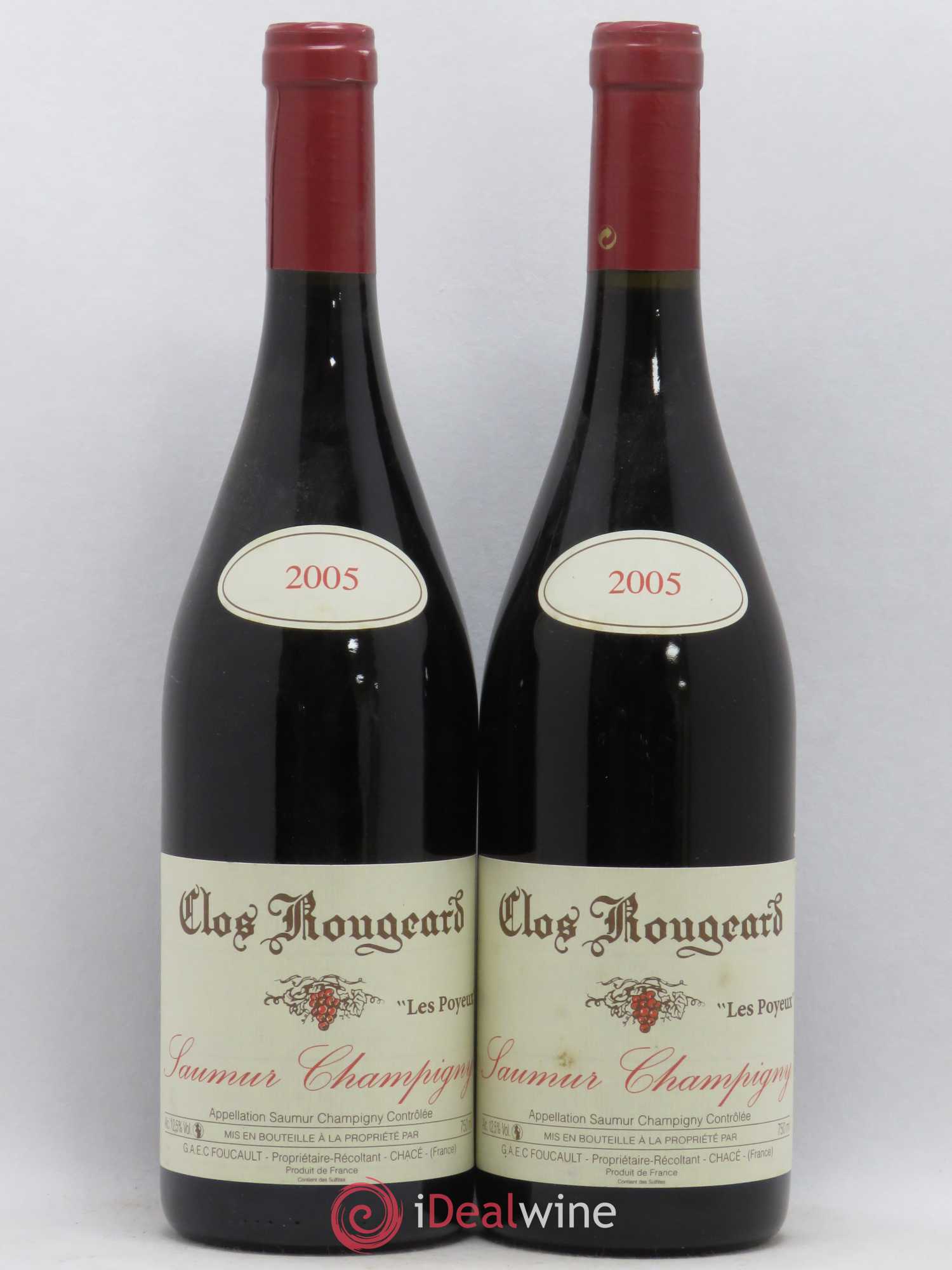 Saumur-Champigny Les Poyeux Clos Rougeard 2005 - Lot de 2 bouteilles - 0
