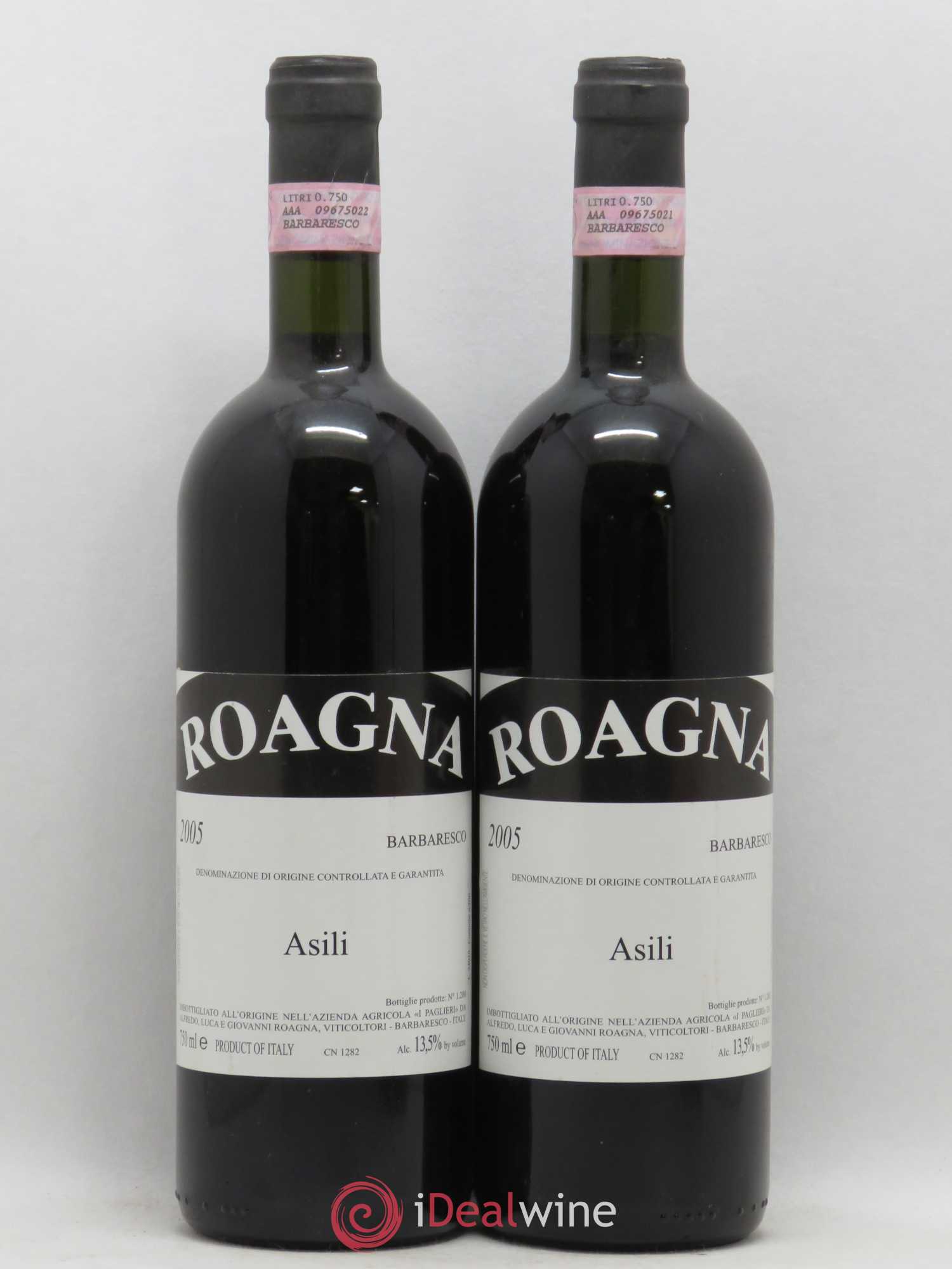 Barbaresco DOCG Asili Roagna 2005 - Lot de 2 bouteilles - 0