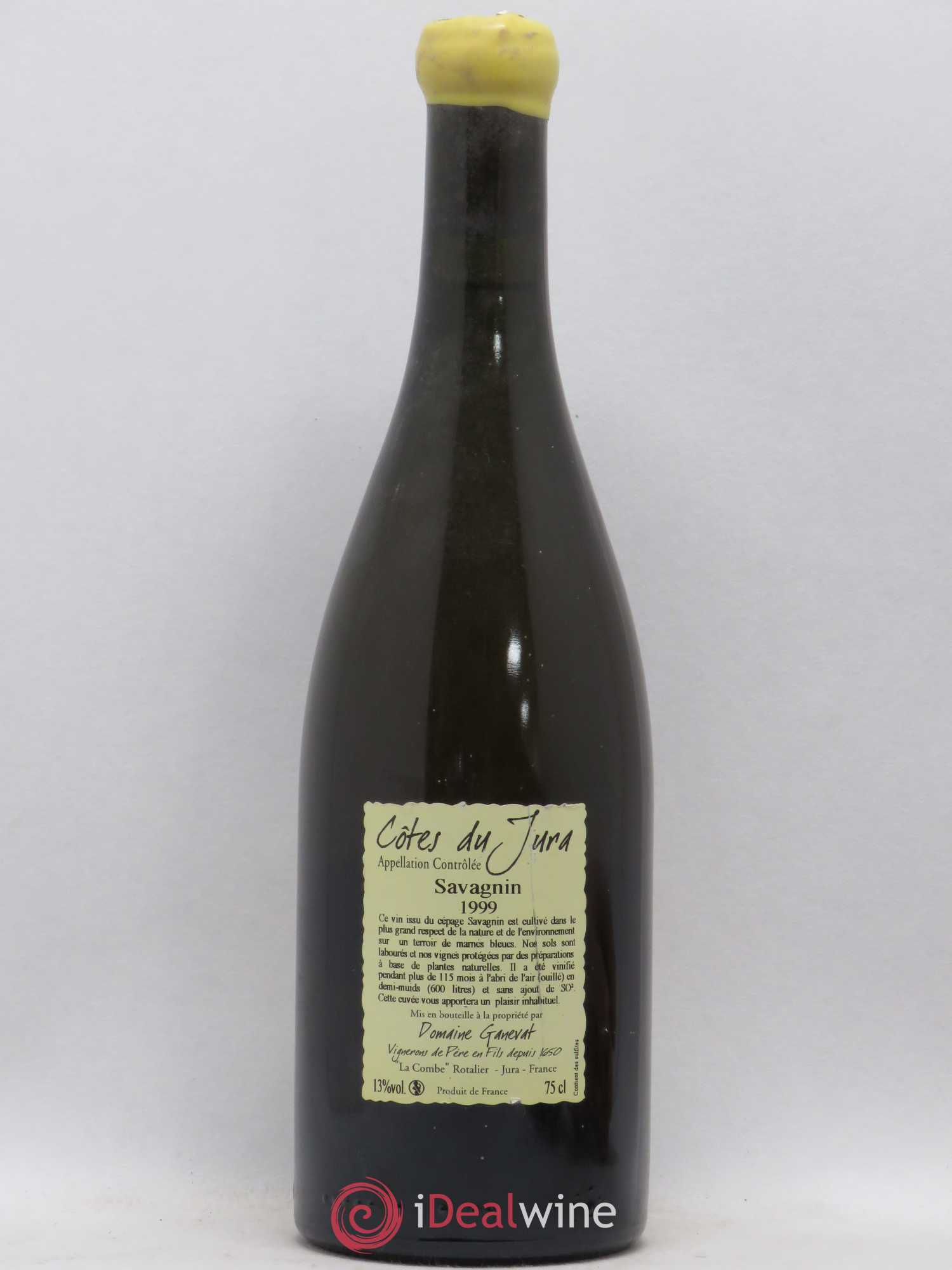 Côtes du Jura Les Vignes de mon Père Jean-François Ganevat (Domaine) 1999 - Lot de 1 bouteille - 1
