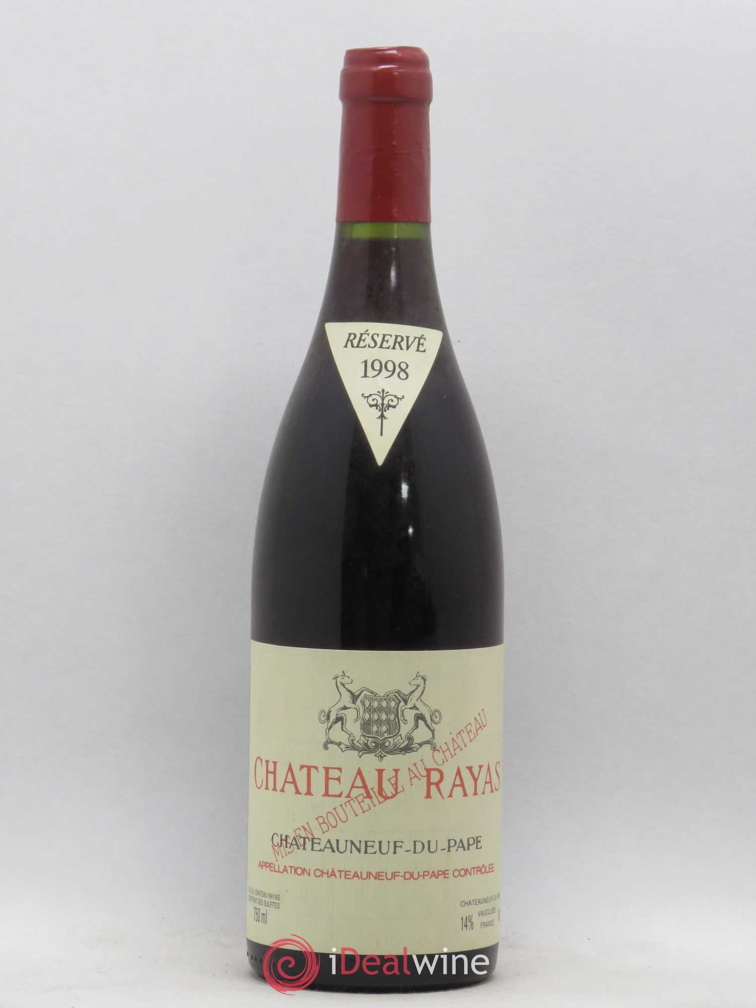 Châteauneuf-du-Pape Château Rayas Emmanuel Reynaud 1998 - Lot de 1 bouteille - 0