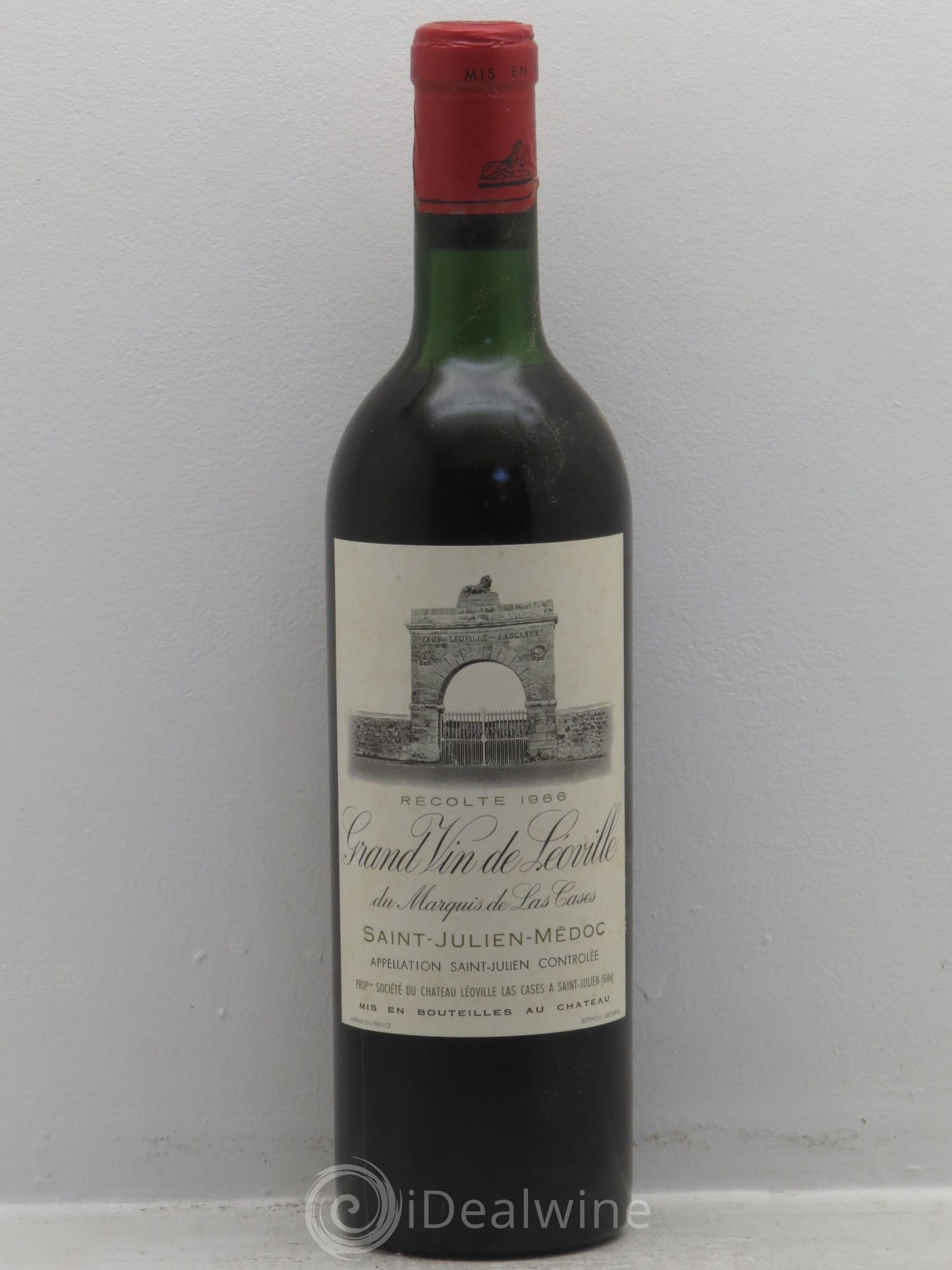 Château Léoville Las Cases 2ème Grand Cru Classé 1966 - Lot de 1 bouteille - 0