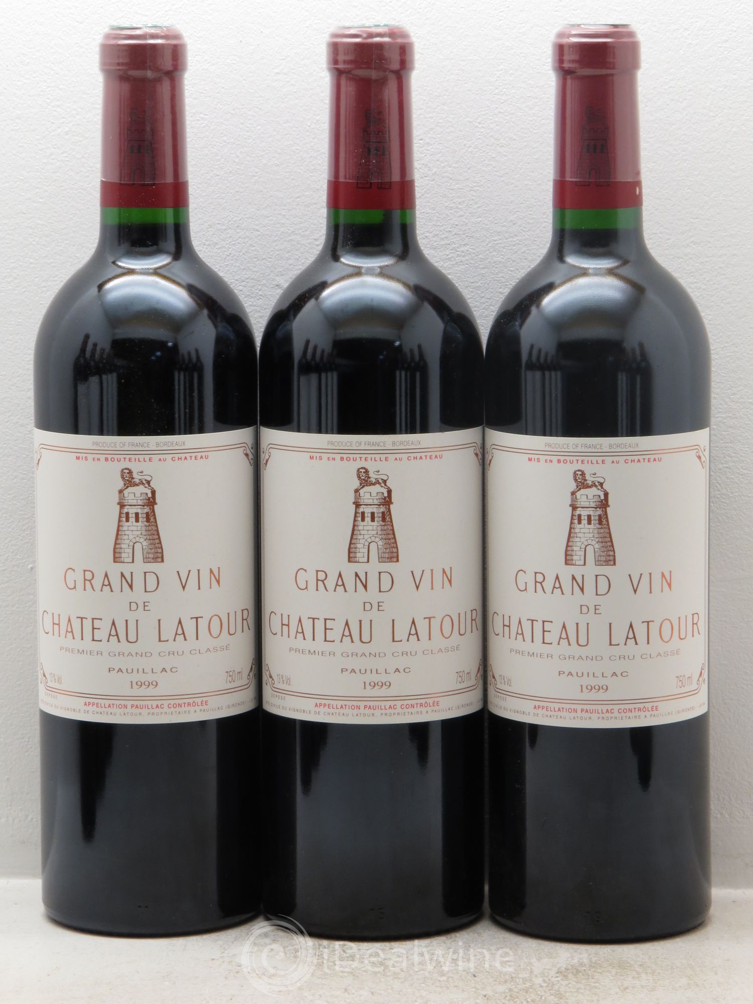 Château Latour 1er Grand Cru Classé 1999 - Lot de 12 bouteilles - 1