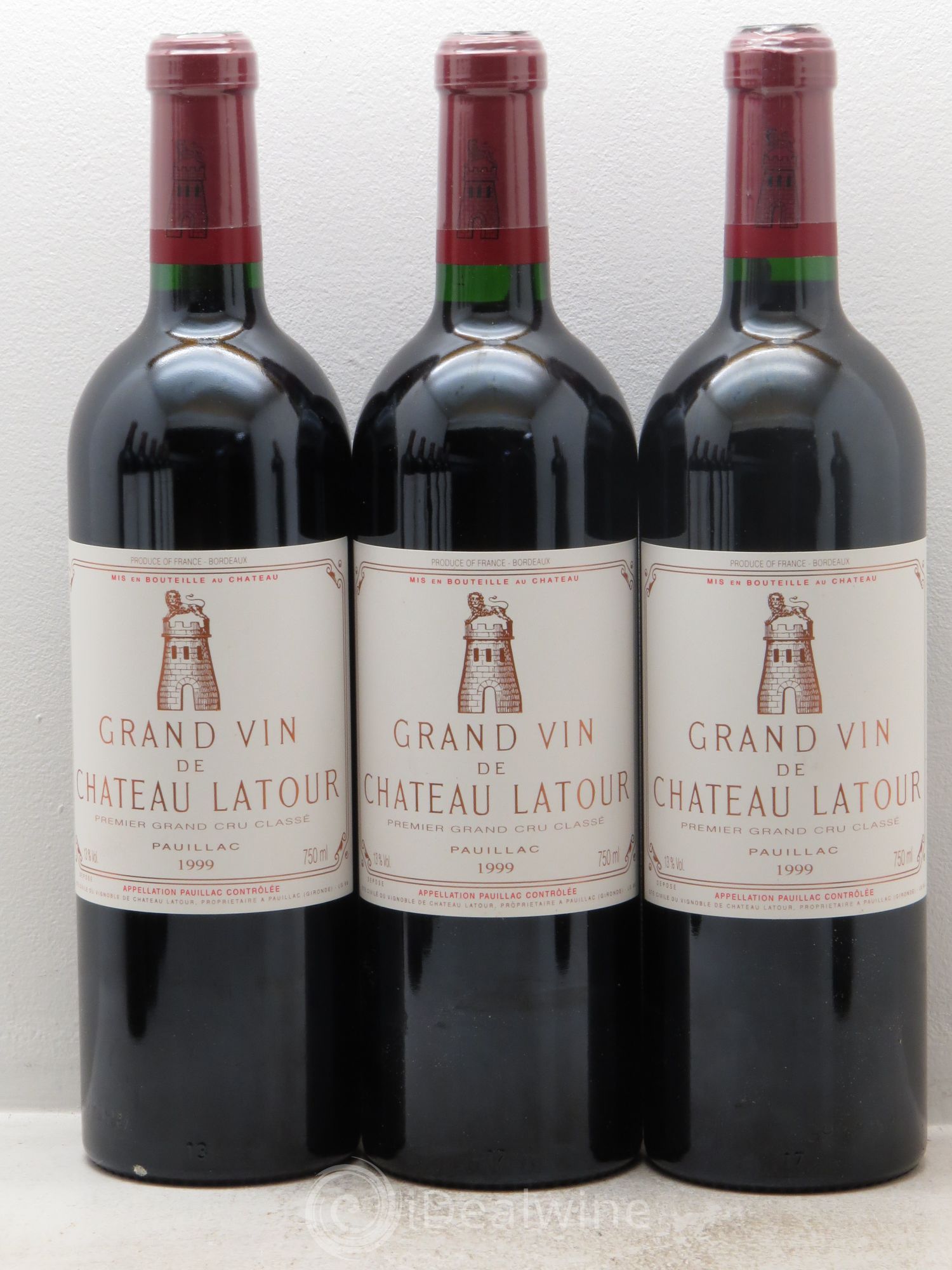 Château Latour 1er Grand Cru Classé 1999 - Lot de 12 bouteilles - 2