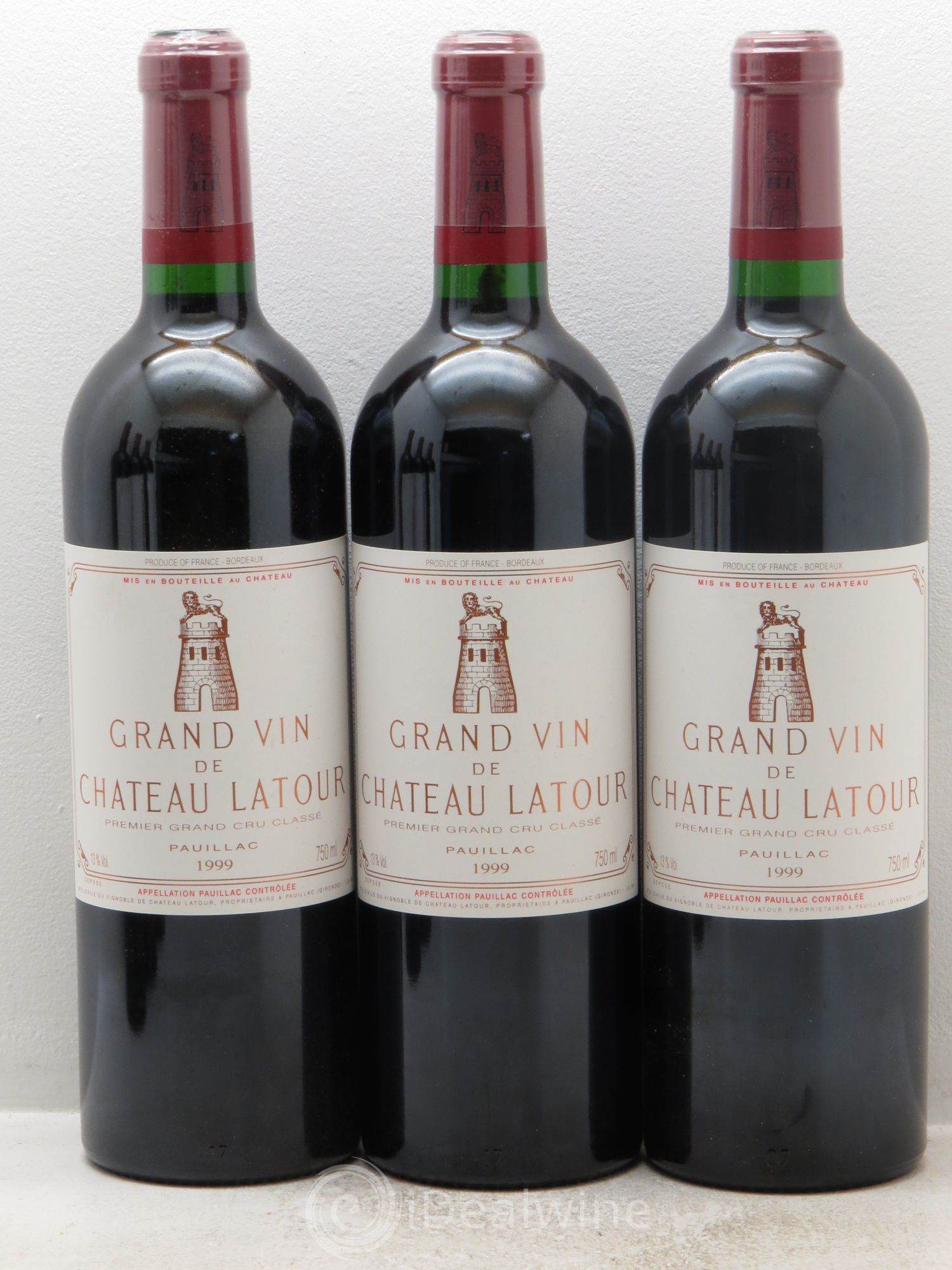 Château Latour 1er Grand Cru Classé 1999 - Lot de 12 bouteilles - 3