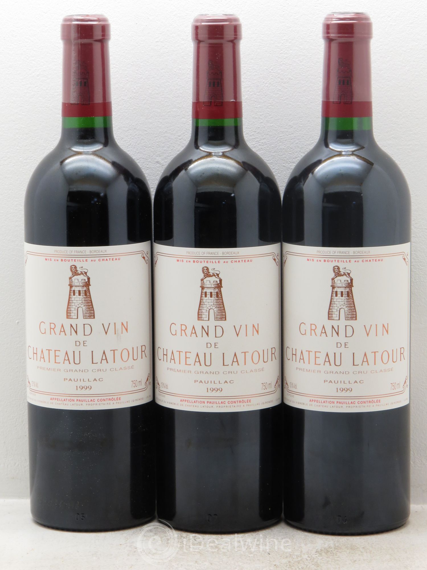 Château Latour 1er Grand Cru Classé 1999 - Lot de 12 bouteilles - 4